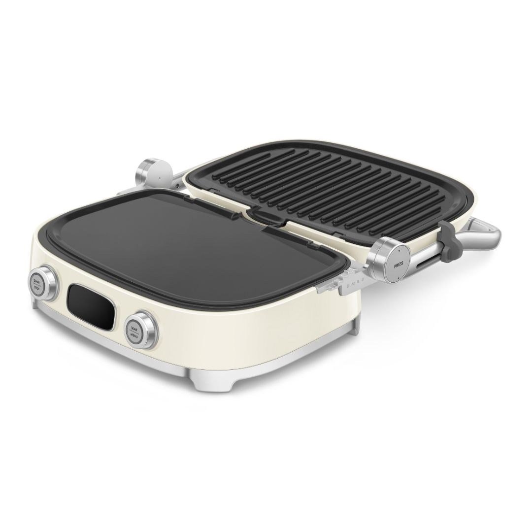 Smeg MGF01CREU Çok Amaçlı Izgara Krem (Multiuse Grill)