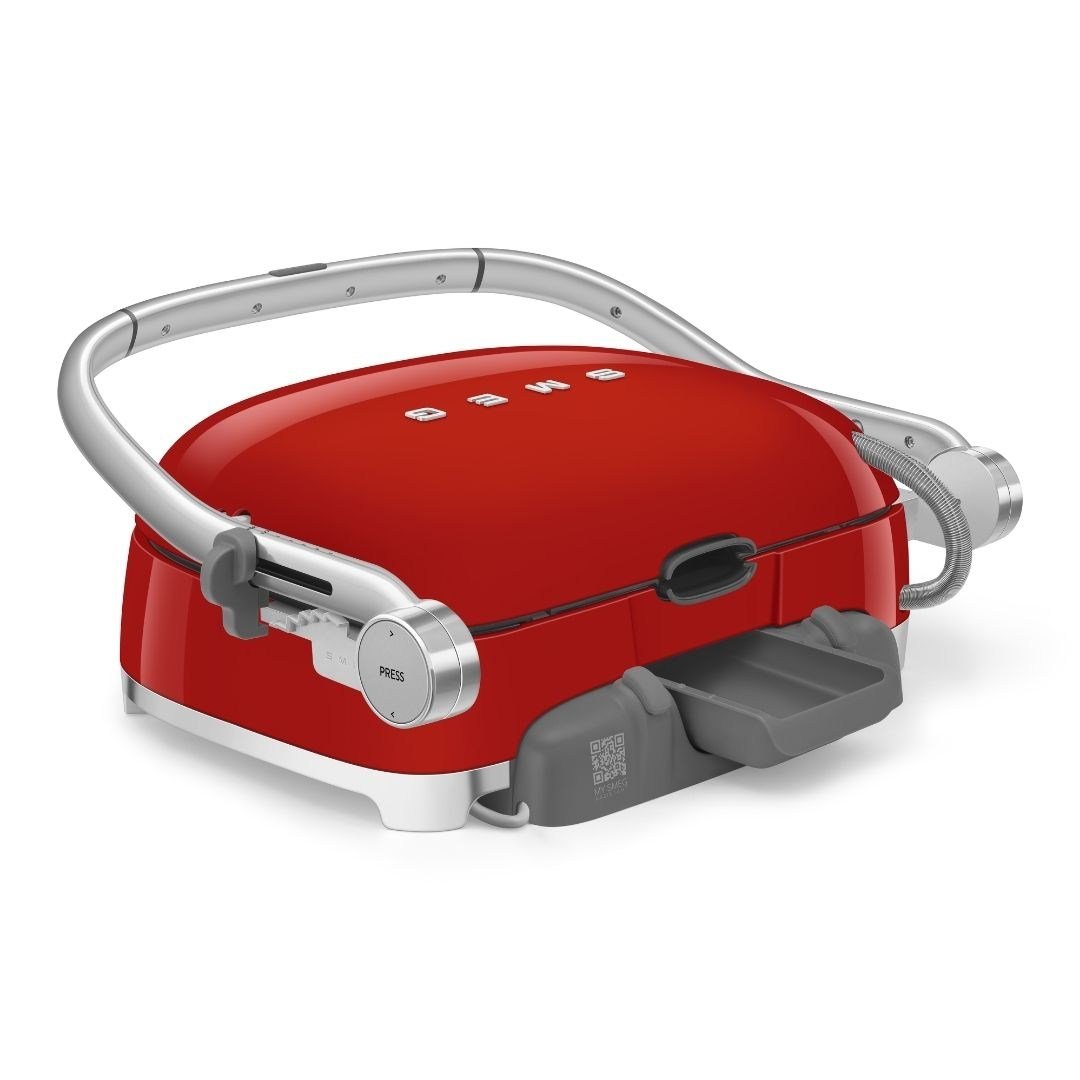 Smeg MGF01RDEU Çok Amaçlı Izgara Kırmızı (Multiuse Grill)