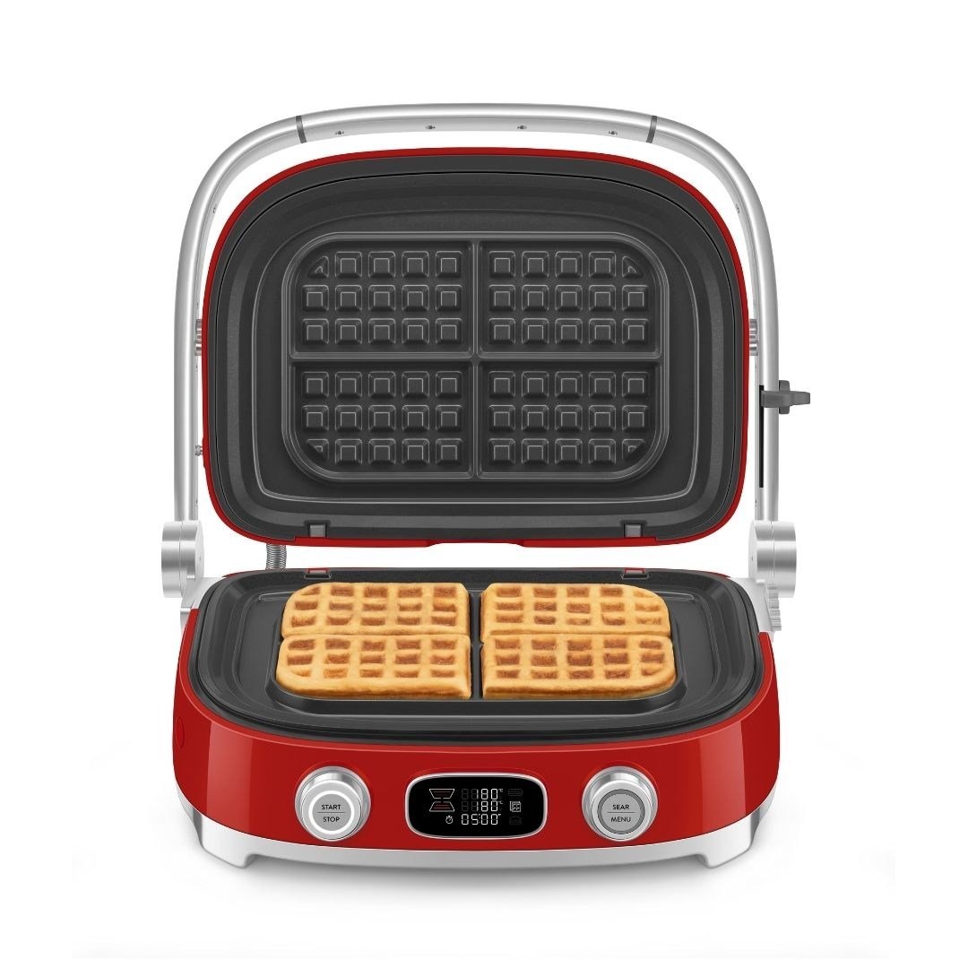 Smeg MGF01RDEU Çok Amaçlı Izgara Kırmızı (Multiuse Grill)