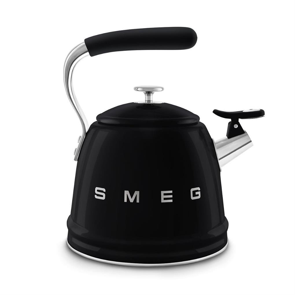 SMEG Siyah Set Üstü Islık Kettle