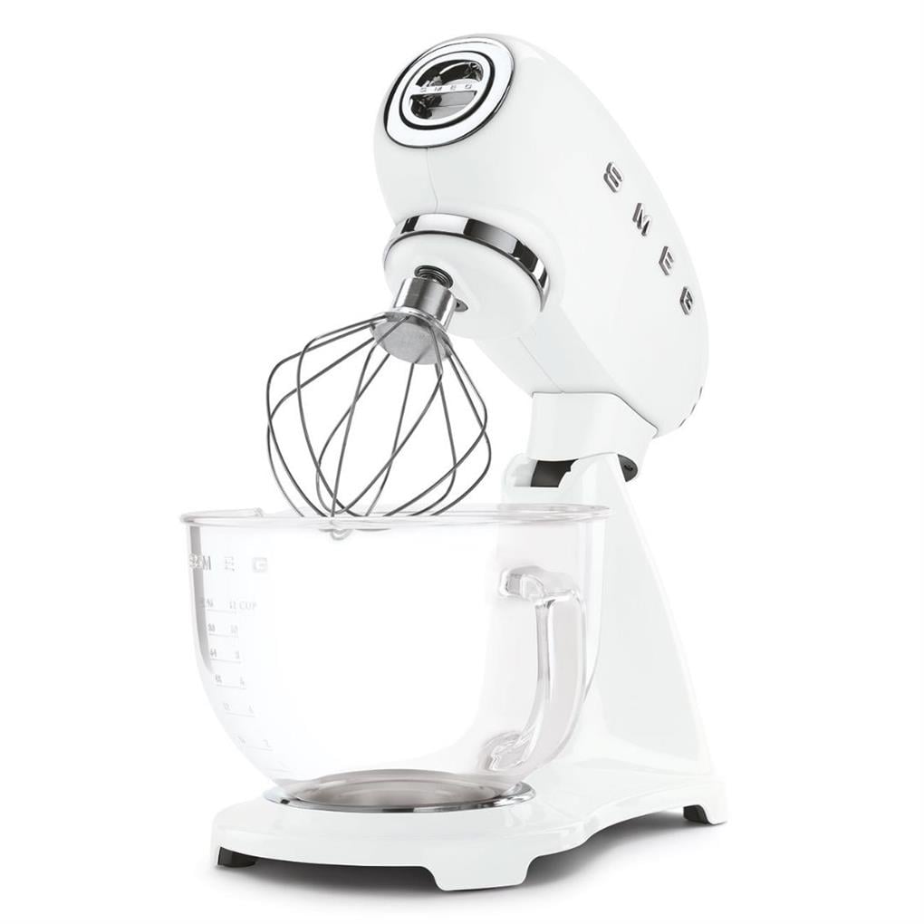 SMEG Stand Mikseri Cam Hazneli Beyaz