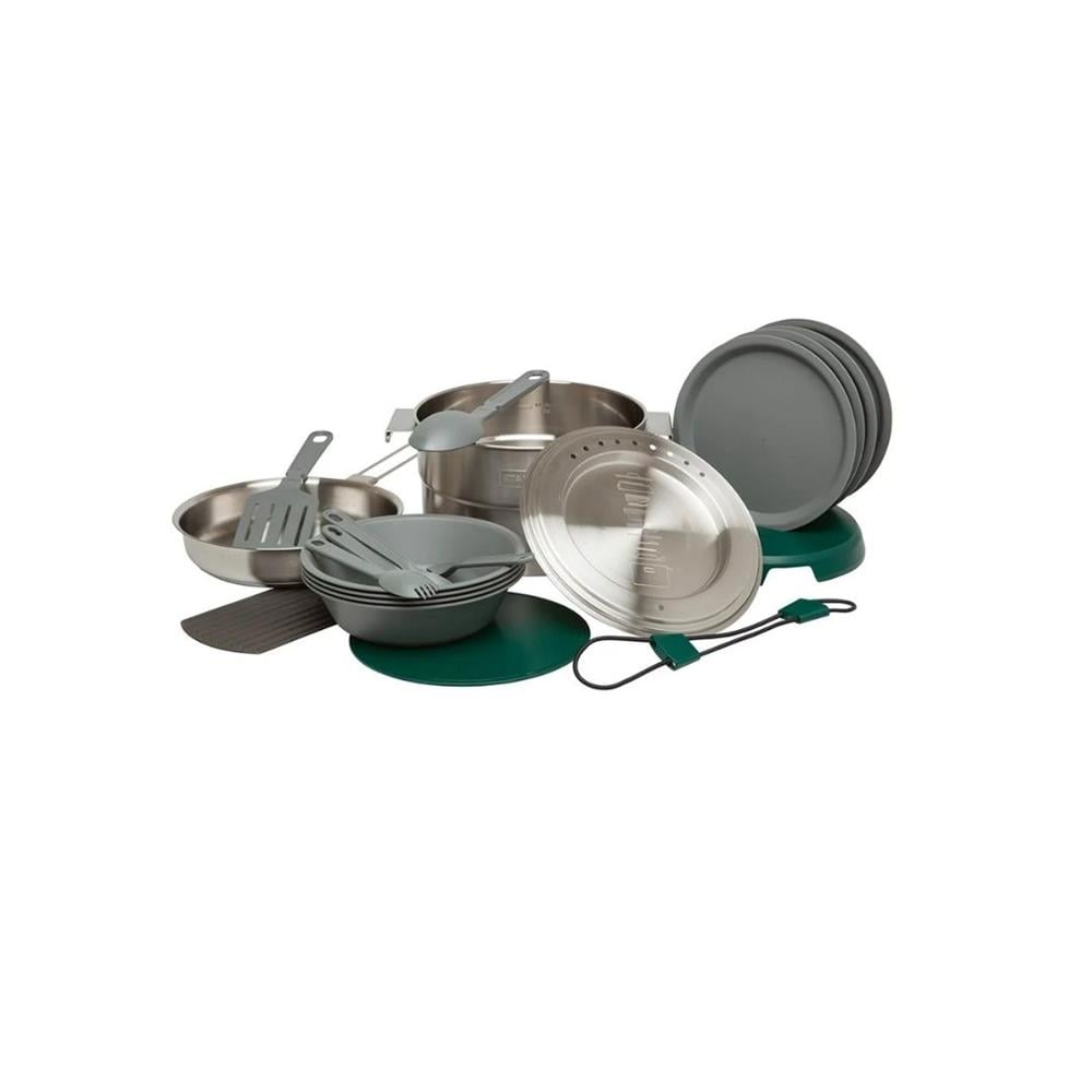 Stanley Adventure Çelik Kamp Pişirme Seti (21 Parça Set) 3,5 LT