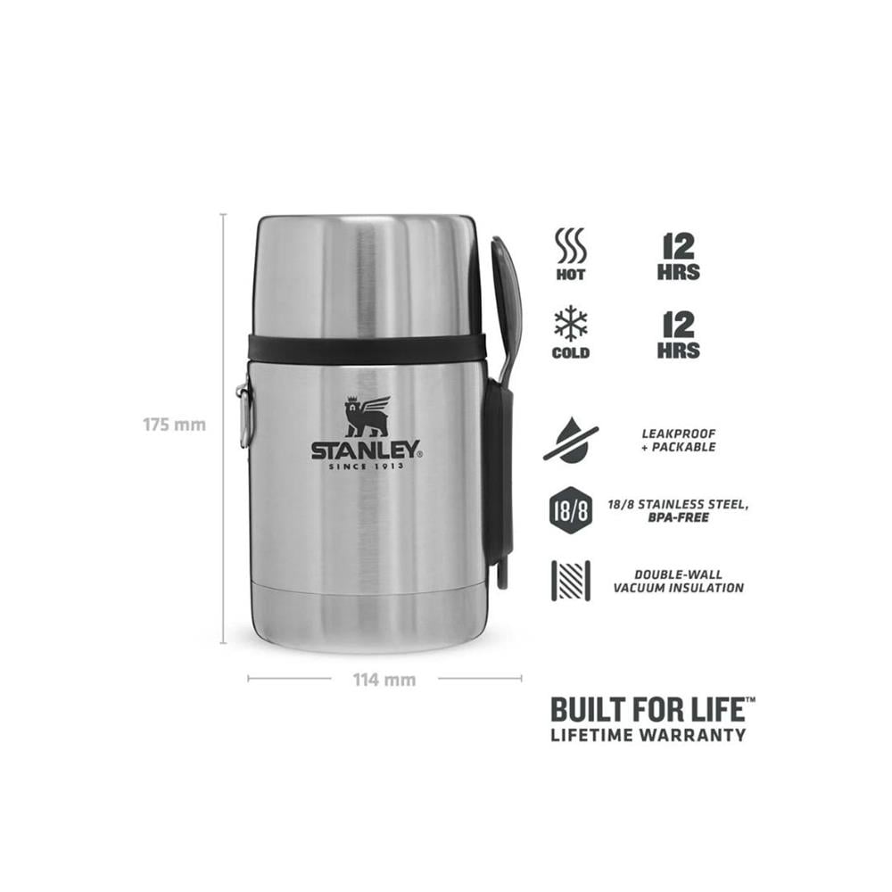 Stanley Adventure Vakumlu Yemek Termosu 0.53 Lt - Çelik