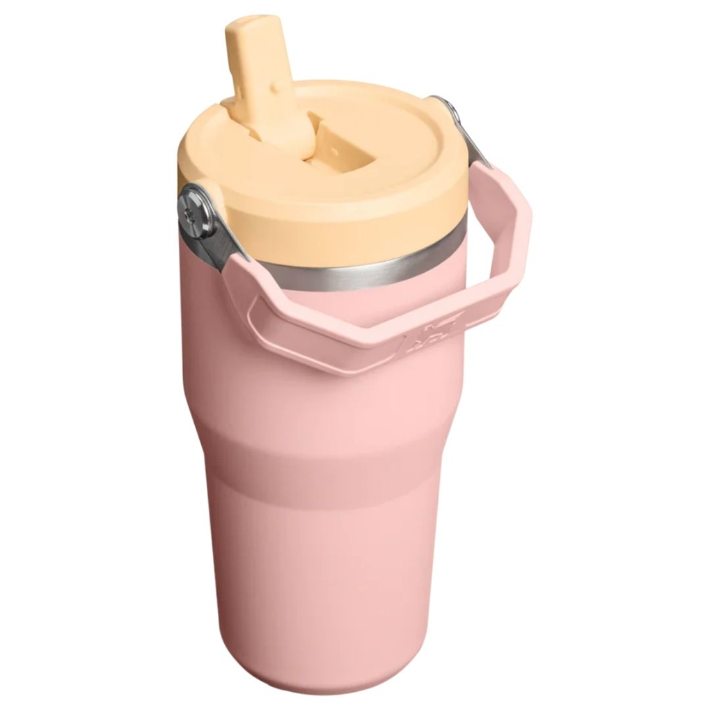 Stanley IceFlow Flip Straw 2.0 Tumbler Pipetli Termos 0.59L - Peach Rose