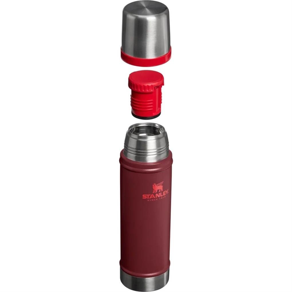 Stanley Klasik Vakumlu Çelik Termos 0,60 Lt - Cranberry