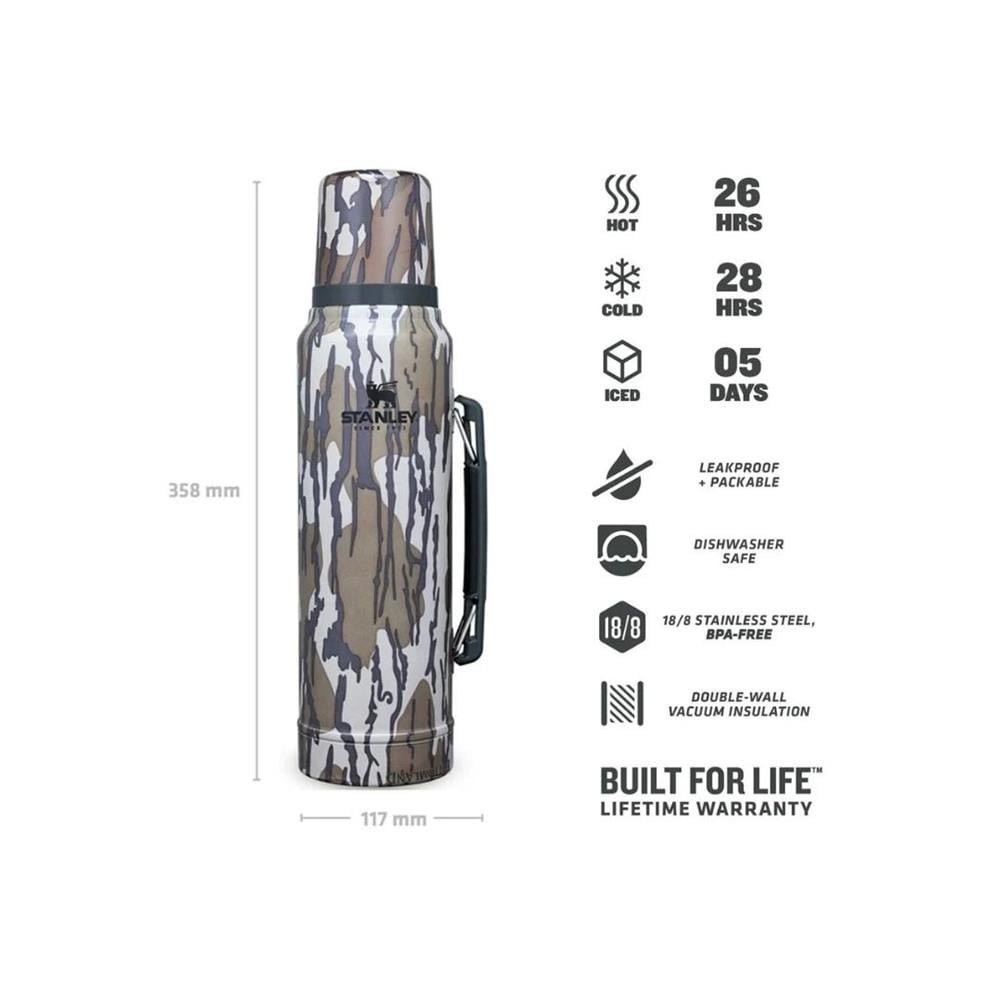 Stanley Klasik Vakumlu Paslanmaz Çelik Termos 1 LT - Kamuflaj