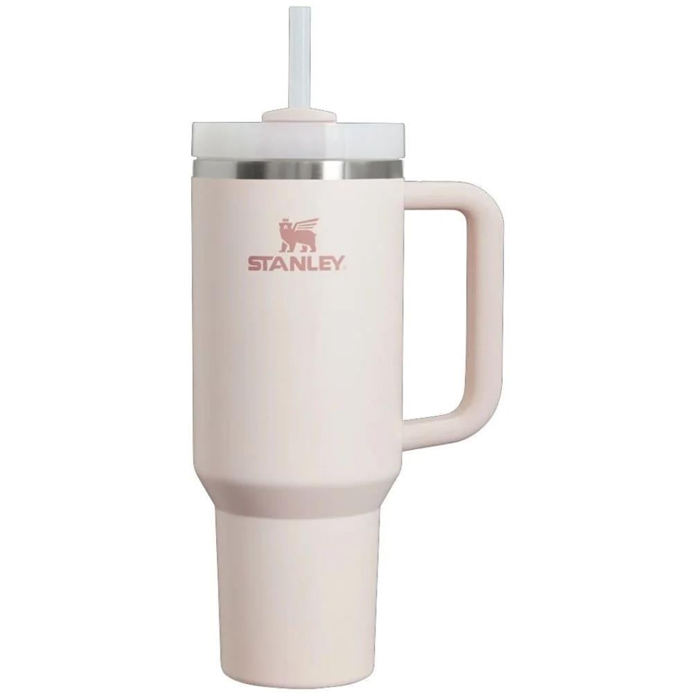 Stanley Quencher Pipetli Termos Bardak 1.18 Lt - Açık Pembe