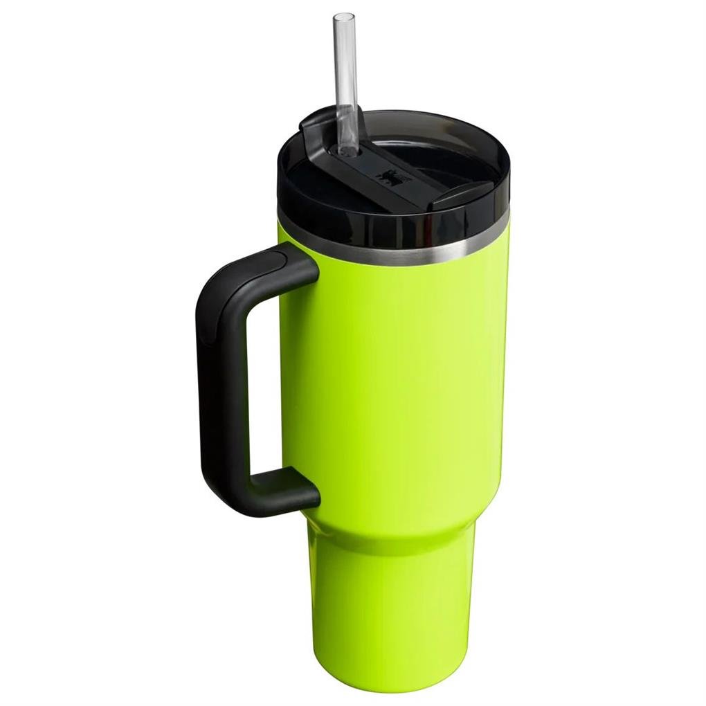 Stanley Quencher Pipetli Termos Bardak 1.18 Lt - Neon Sarı