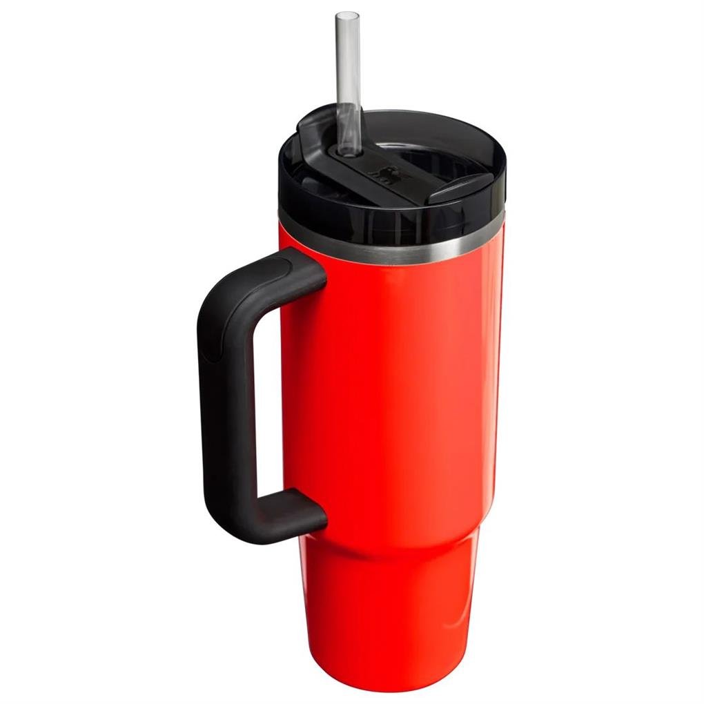 Stanley Quencher Pipetli Termos Bardak 1.18 Lt - Neon Turuncu