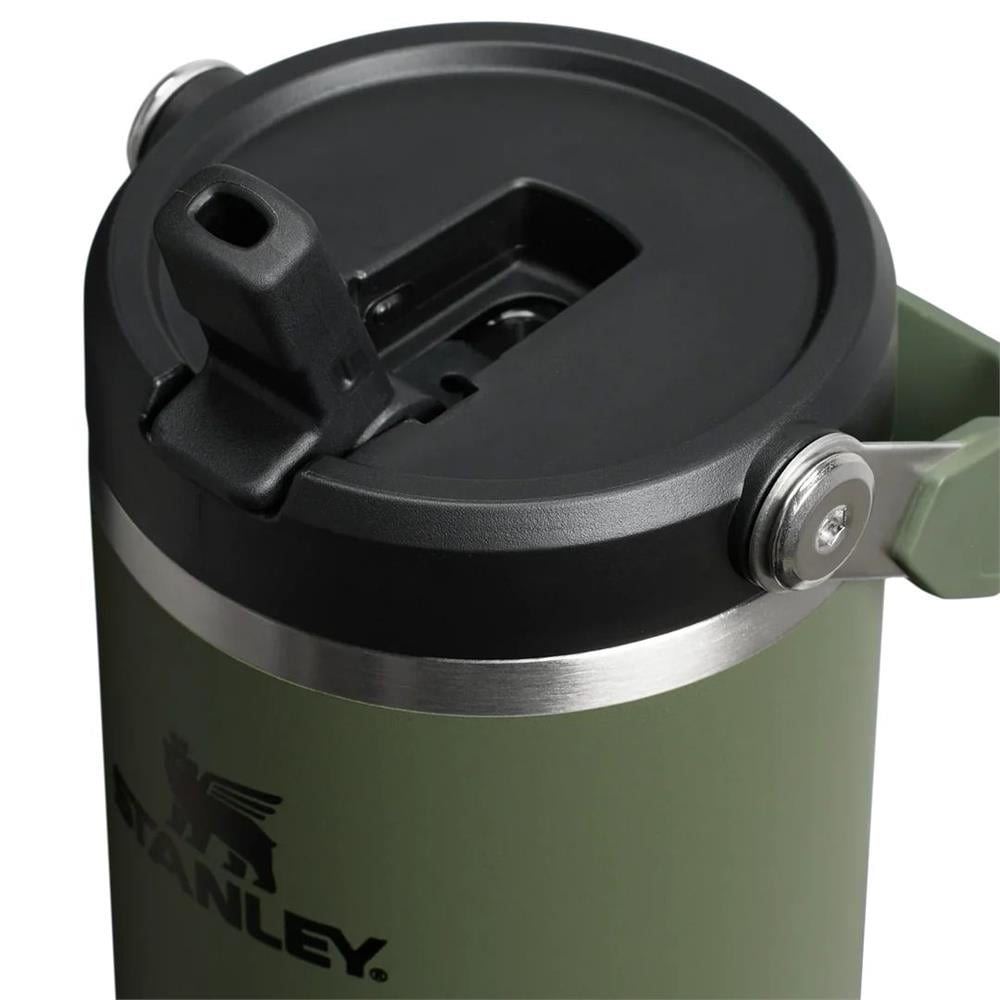 Stanley The IceFlow Flip Straw Pipetli Termos Bardak 0,89 LT - Haki