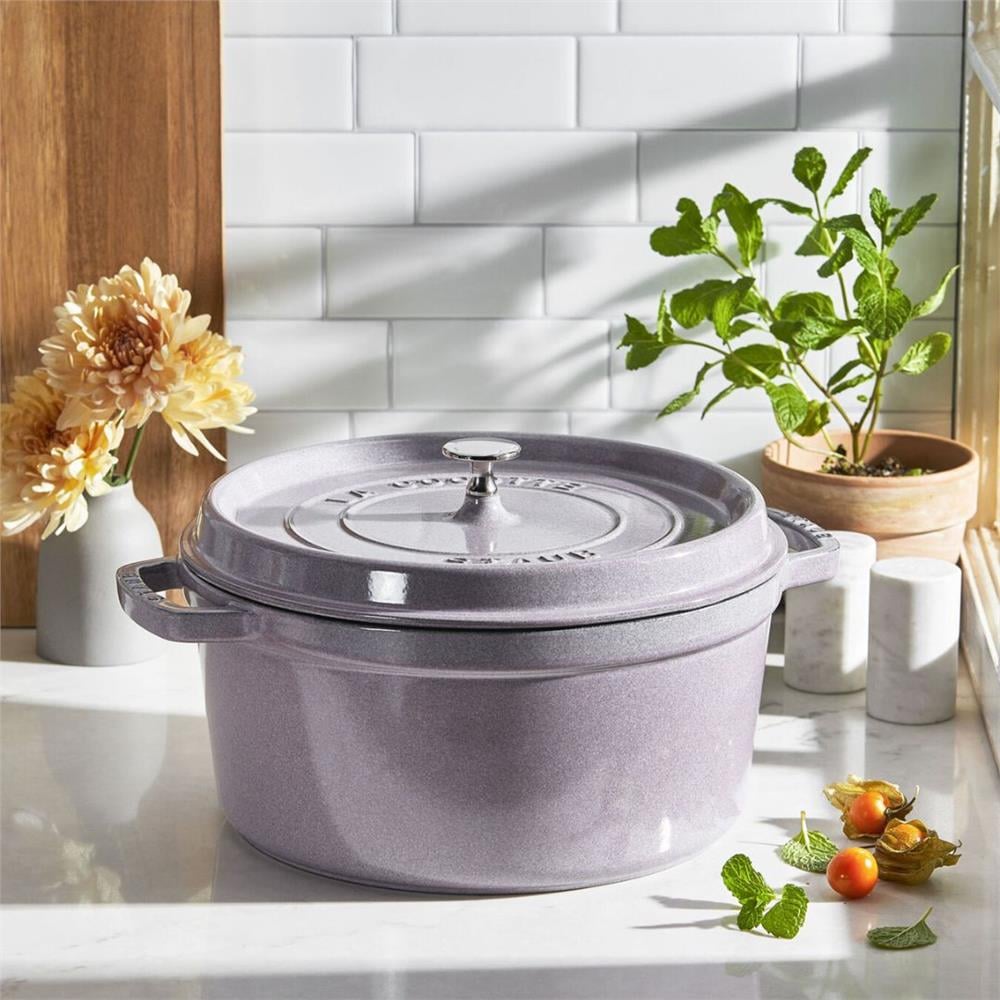 Staub La Cocotte Döküm Tencere Yuvarlak Kiraz çiçeği 28 cm