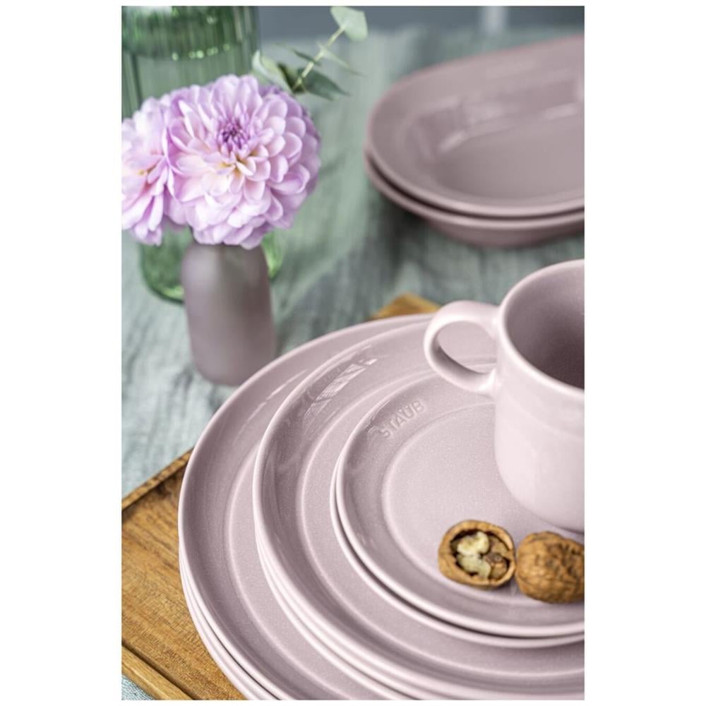 Staub Seramik Sığ Tabak 20 cm Kiraz Çiçeği