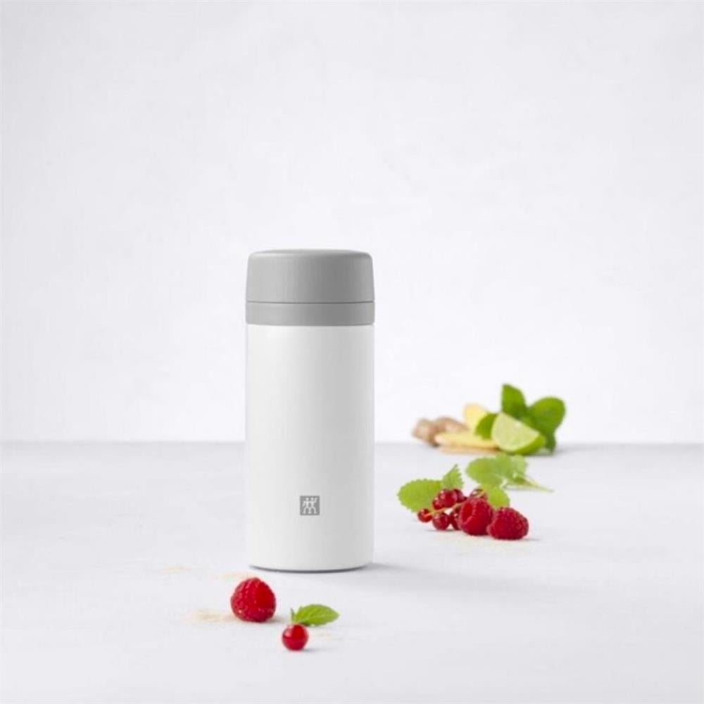 SÜZGEÇLİ TERMOS, 420 ML | BEYAZ