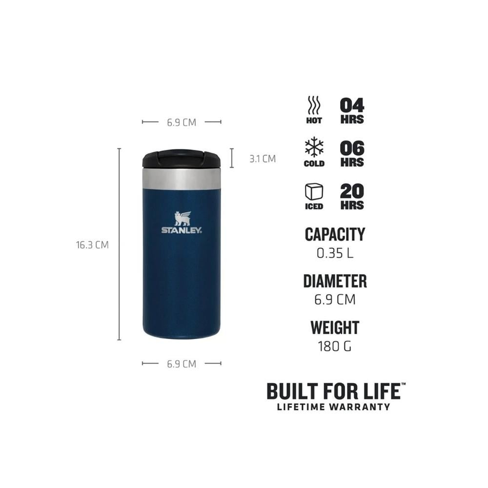 The AeroLight Transit Mug .35L / 12oz Royal Blue Metallic