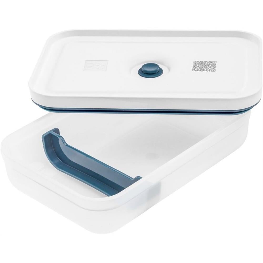 VACUUM LUNCH BOX L FLAT TRANSPARENT MODERN