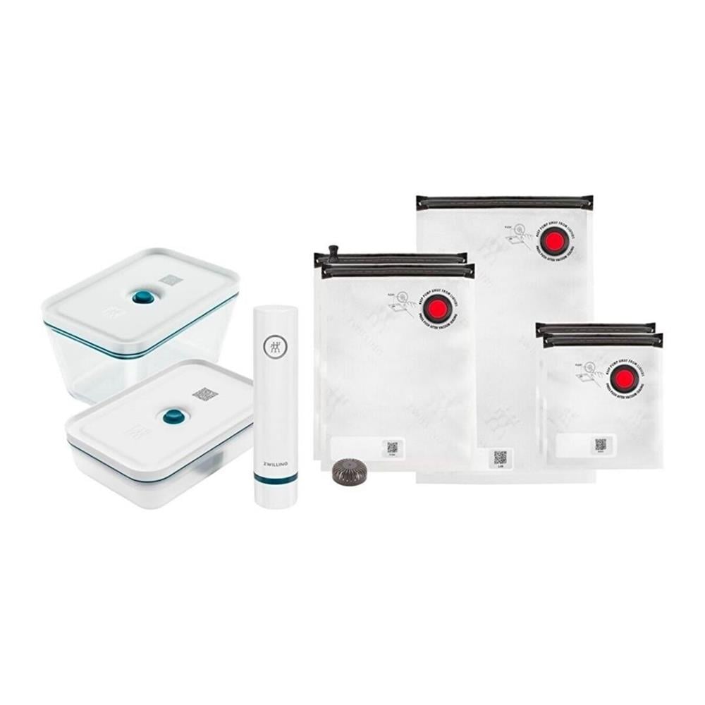 VACUUM STARTER SET, GLASS, 8PCS