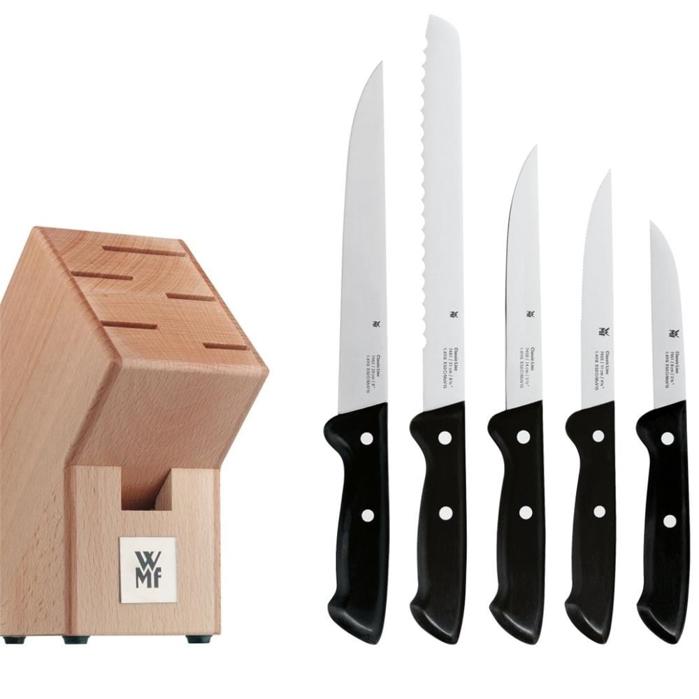 WMF Classic Line Bloklu Bıçak Seti 6 Parça