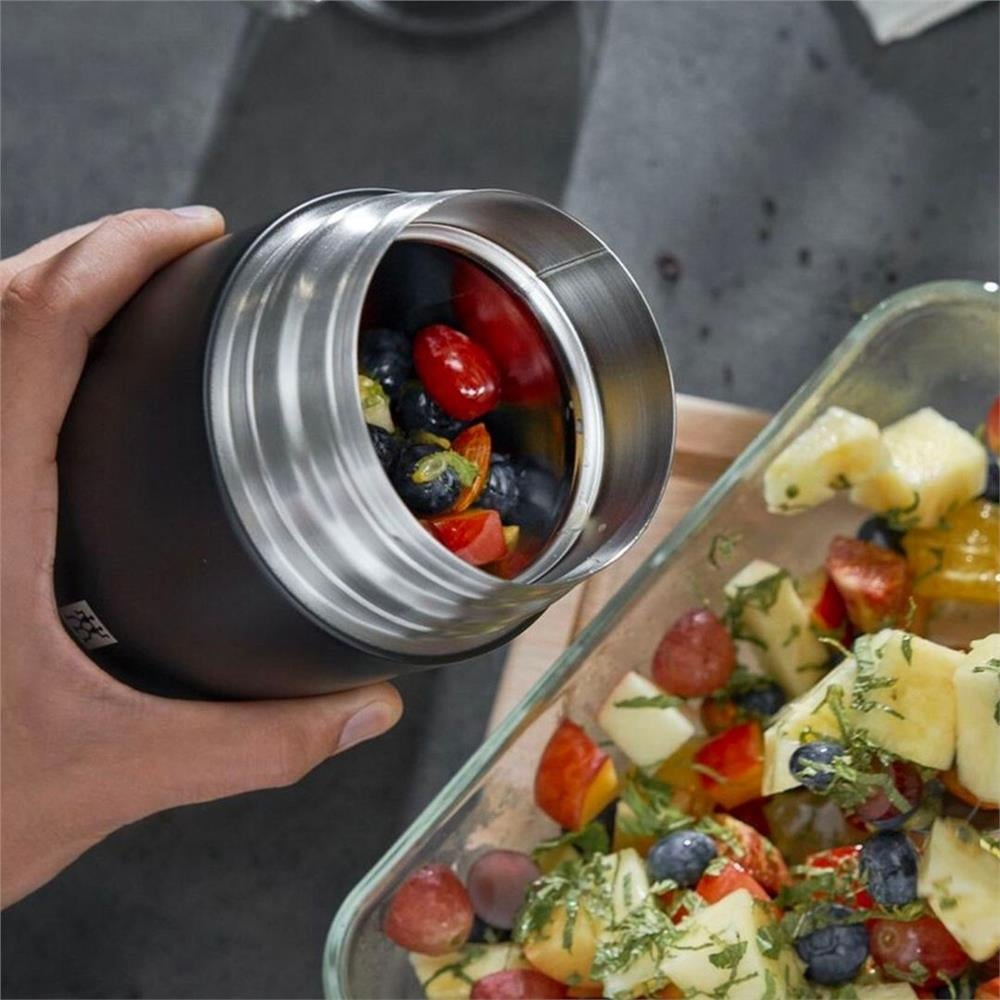 YİYECEK TERMOSU, SİYAH | PASLANMAZ ÇELİK | 700 ML