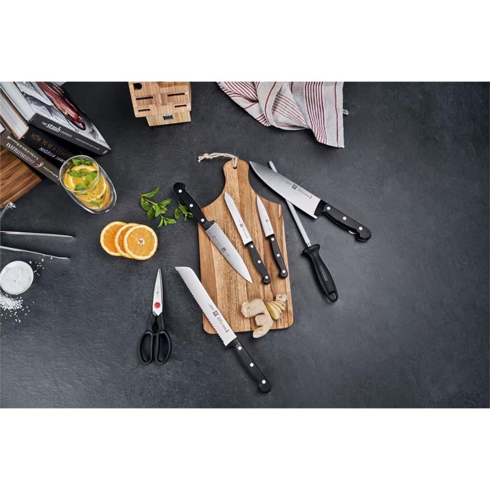 Zwilling 8 Parça Blok Bıçak Seti - Bambu Bloklu
