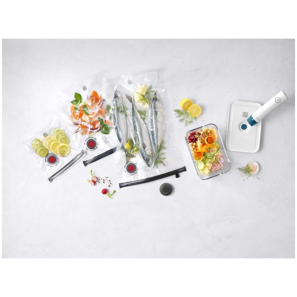 Zwilling Fresh & Save Vakumlu Başlangıç Seti - 7 Parça, Cam Saklama Kapları ve Vakum Pompası