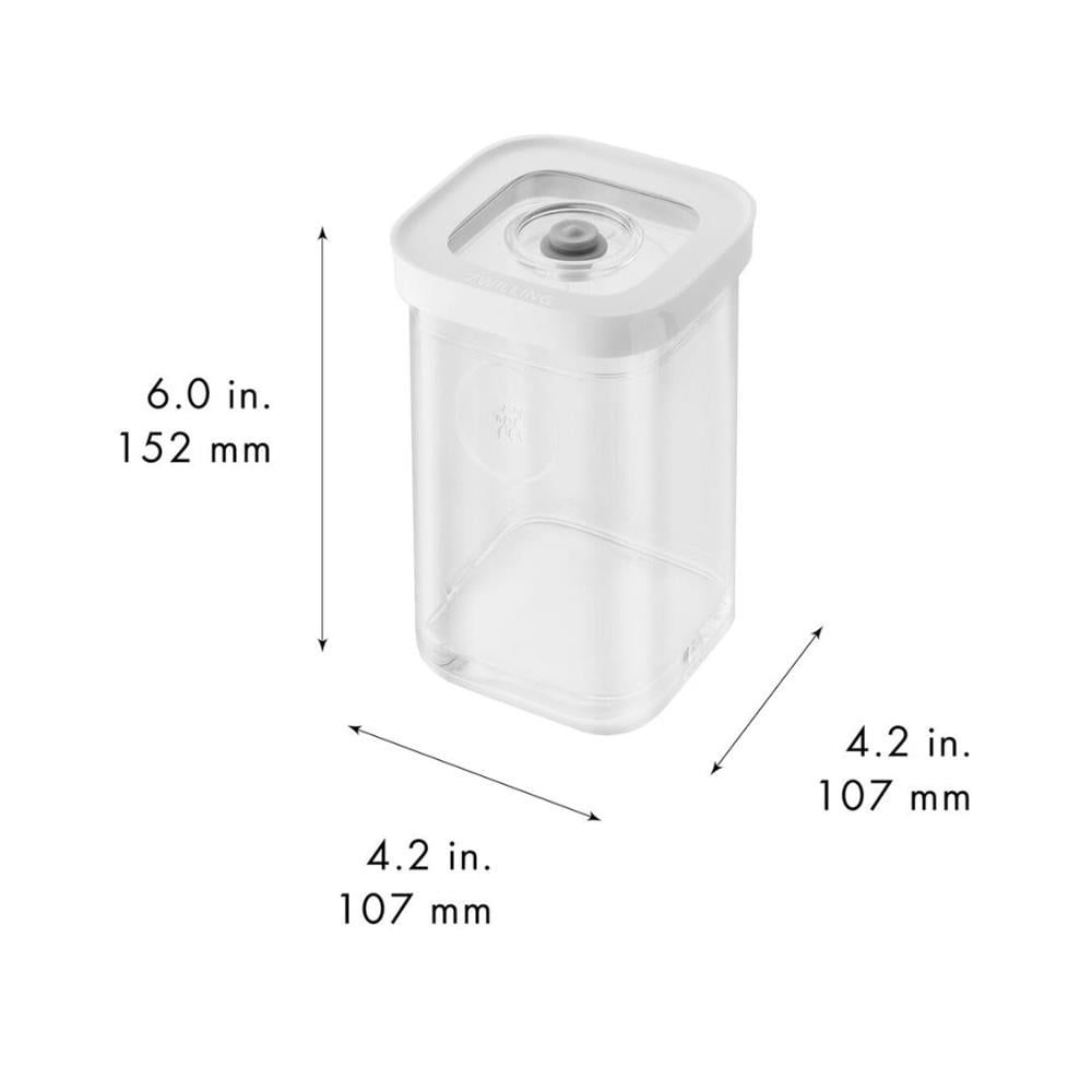 Zwilling Fresh&Save Cube Saklama Kabı, 2S 11 Cm Şeffaf Beyaz