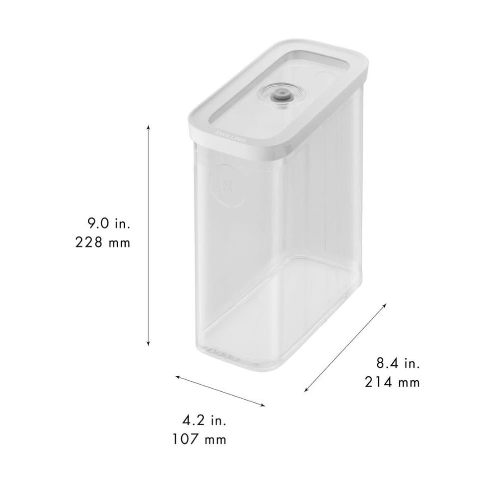 Zwilling Fresh&Save Cube Saklama Kabı 3M, 21 Cm Şeffaf Beyaz