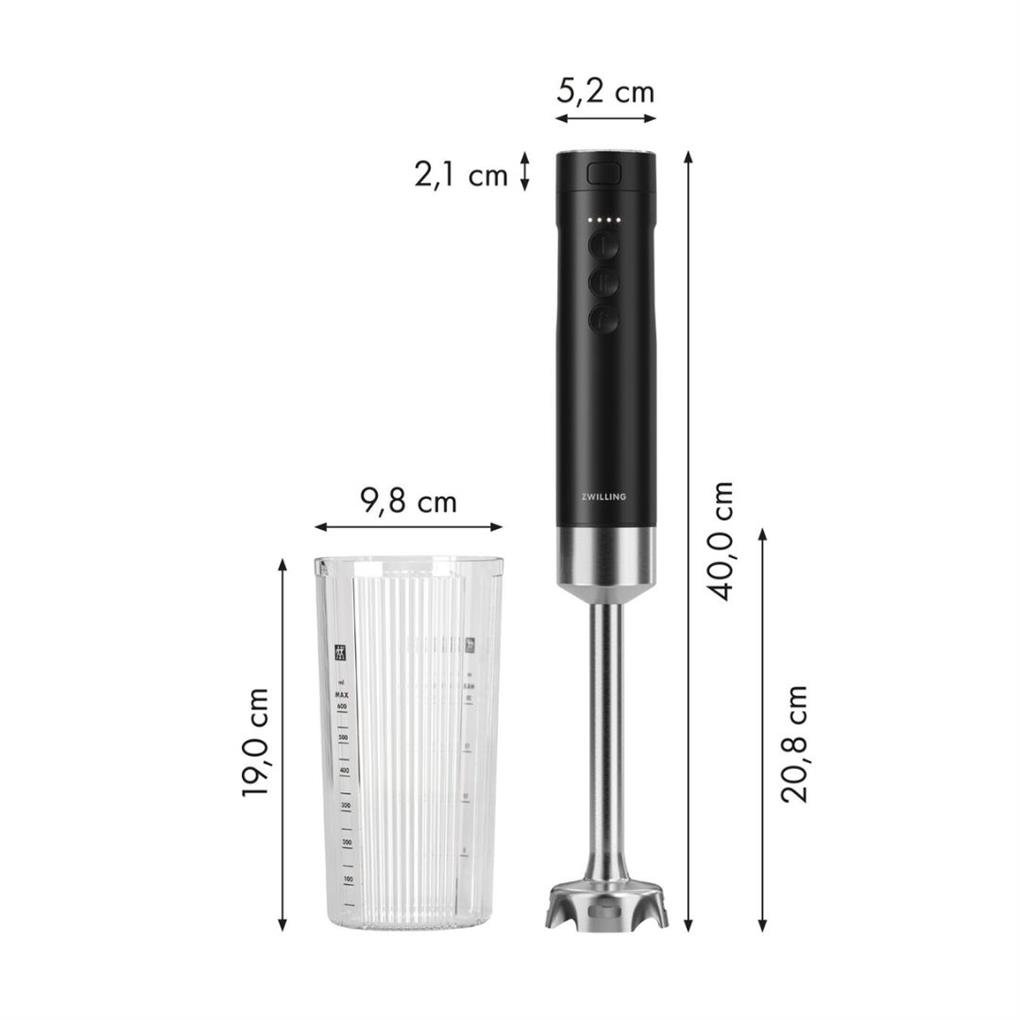 ZWILLING XTEND Kablosuz El Blenderı Başlangıç Seti Batarya dahil, Bataryalı