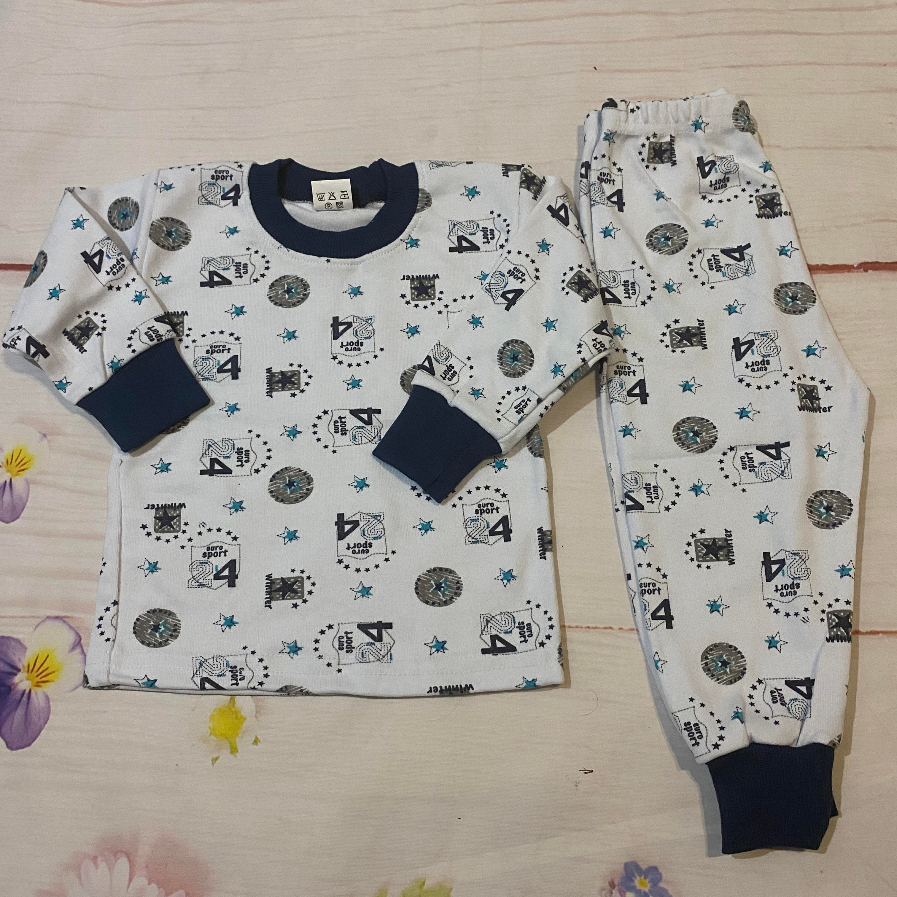 24 Baskılı Bebek Çocuk Eşofman Takımı