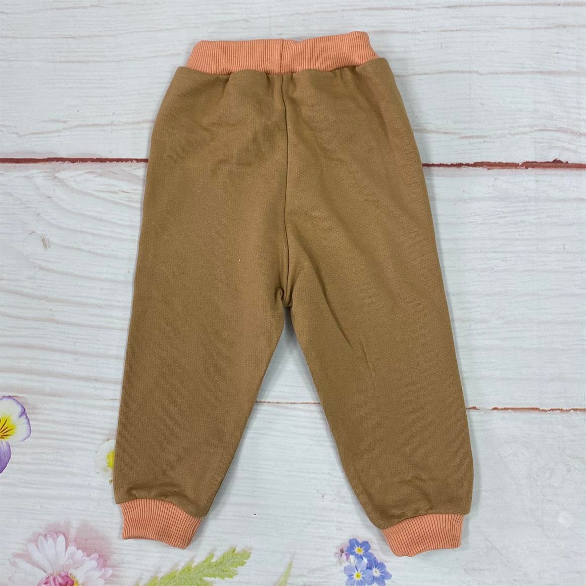 6-12 Ay 3 İplik Şardonsuz Bebe Eşofman