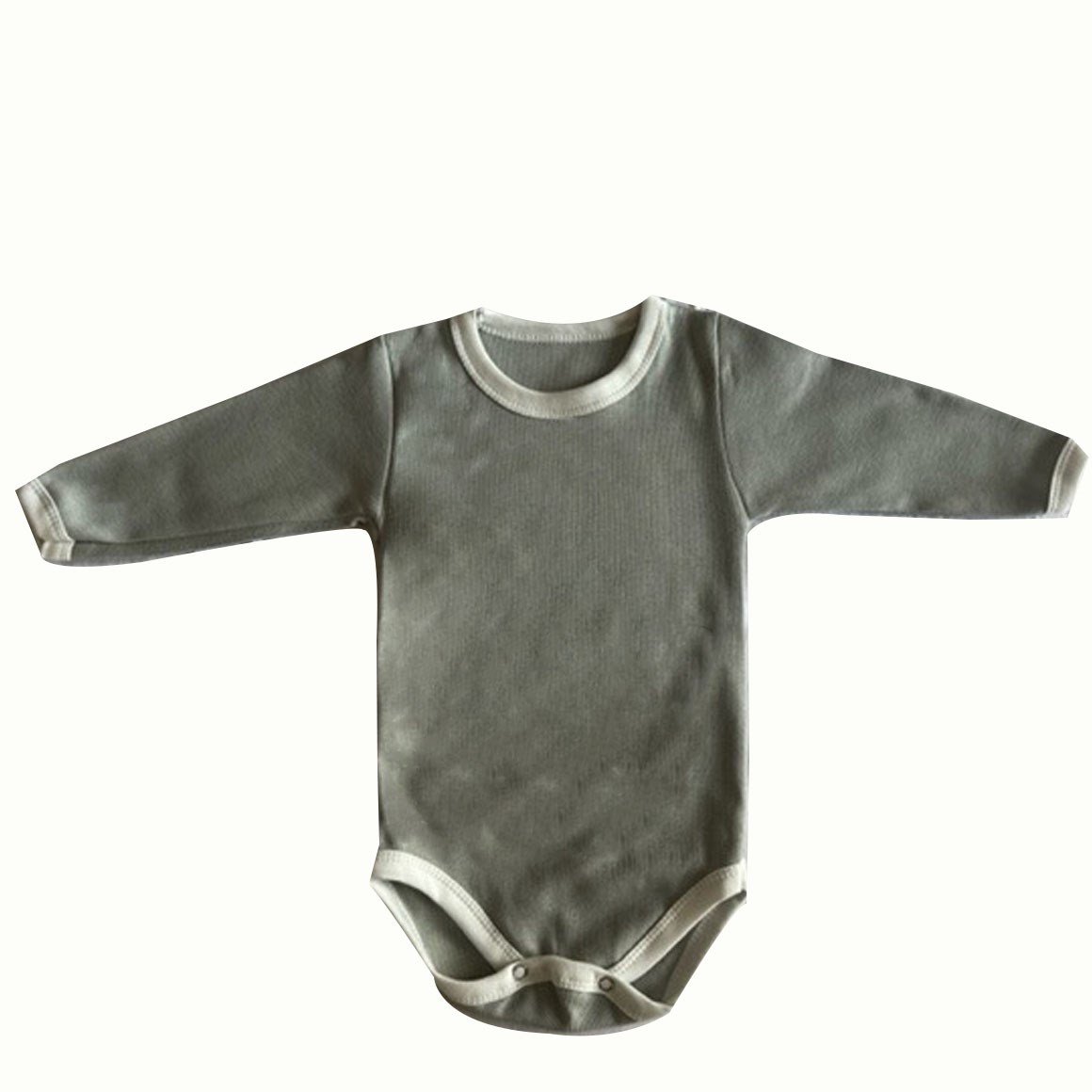 Açık Gri Çıtçıtlı Body