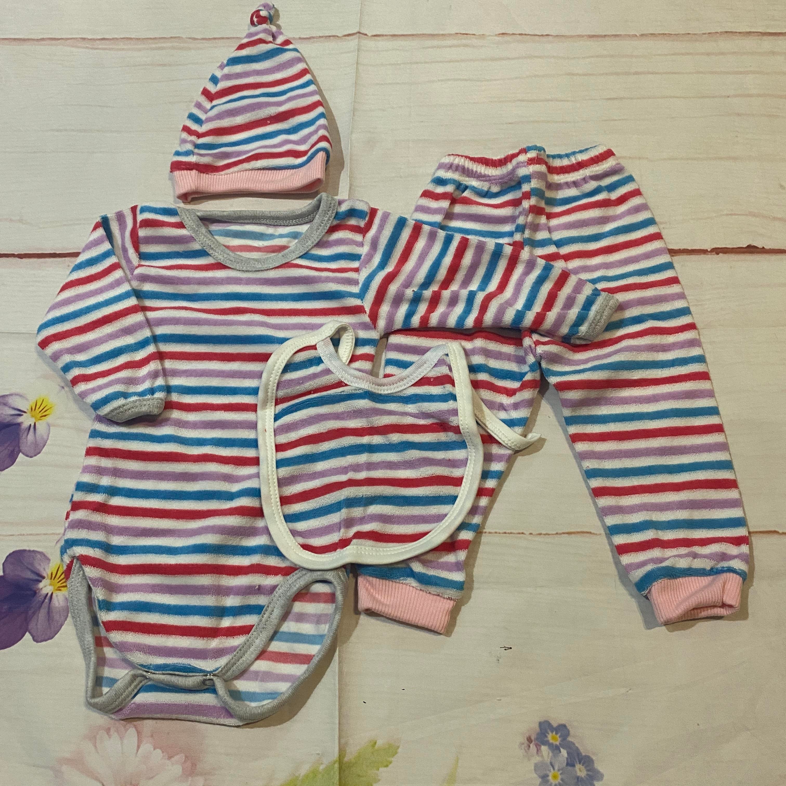 Havlu Kumaş Bebek Body Seti