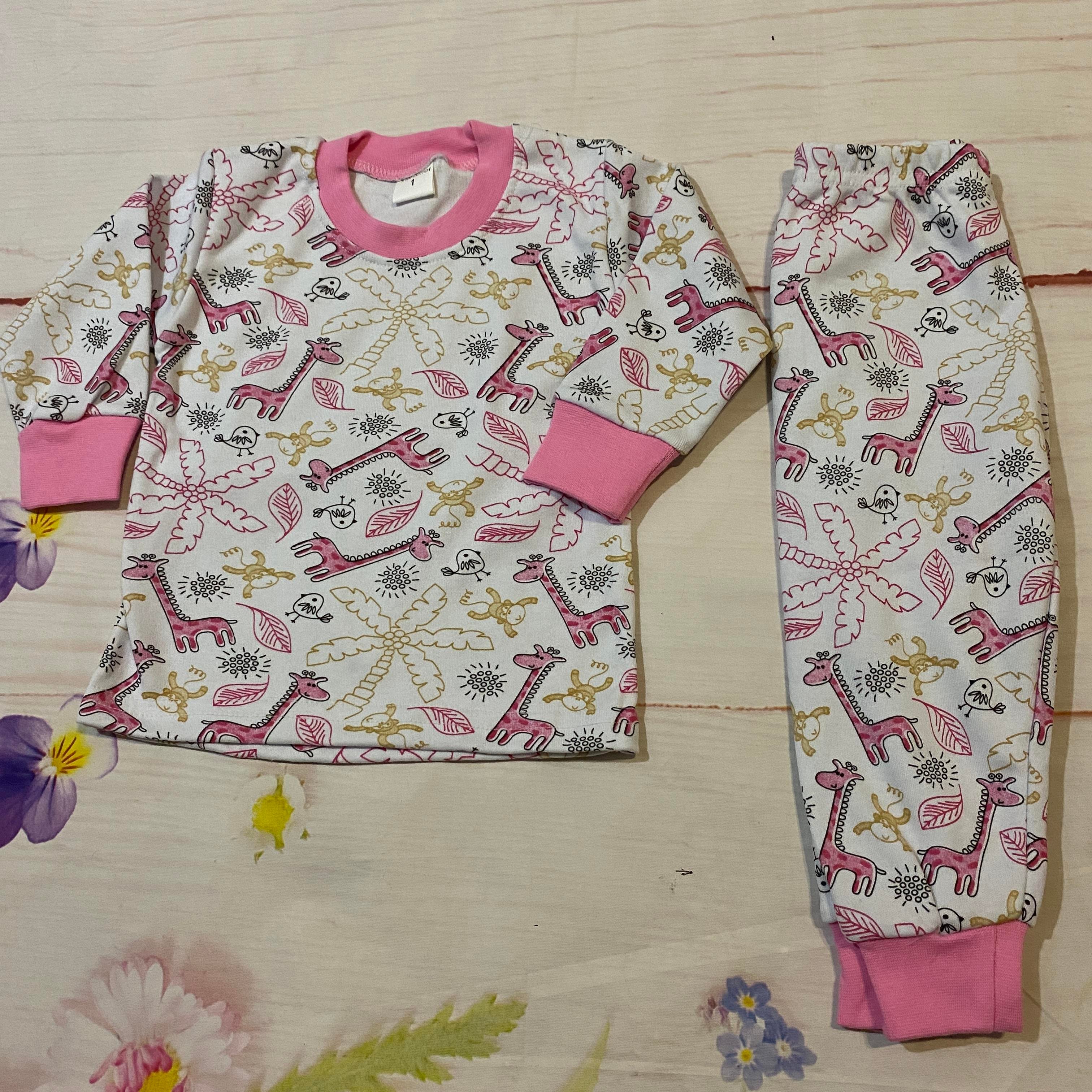 Hayvanlar Alemi Baskılı Bebek Çocuk Eşofman Takımı