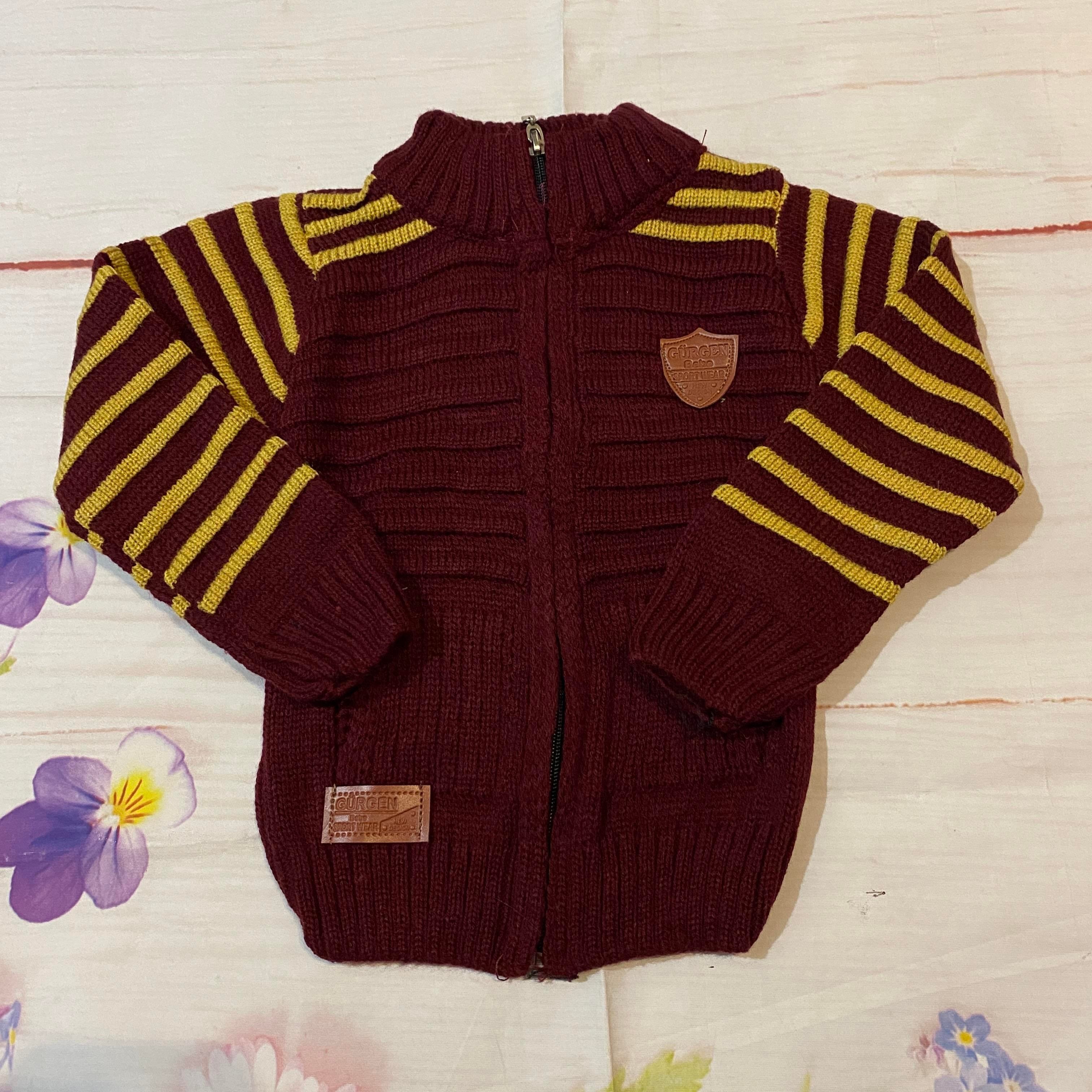 Kışlık Fermuarlı Bebek Çocuk Hırka