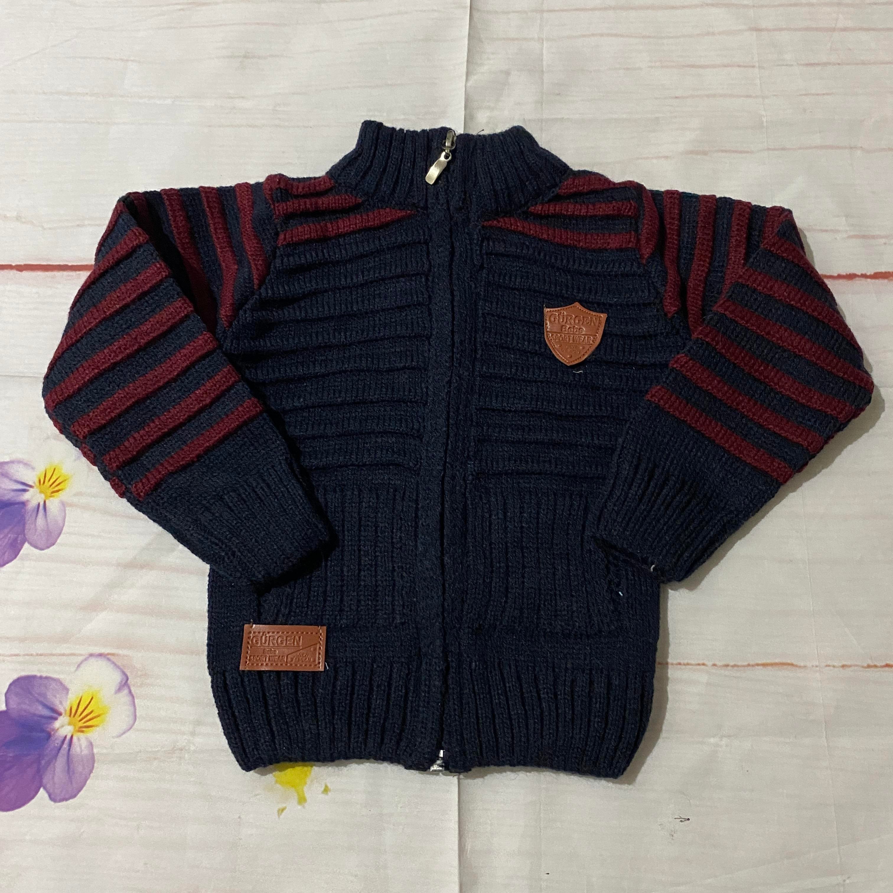 Kışlık Fermuarlı Bebek Çocuk Hırka