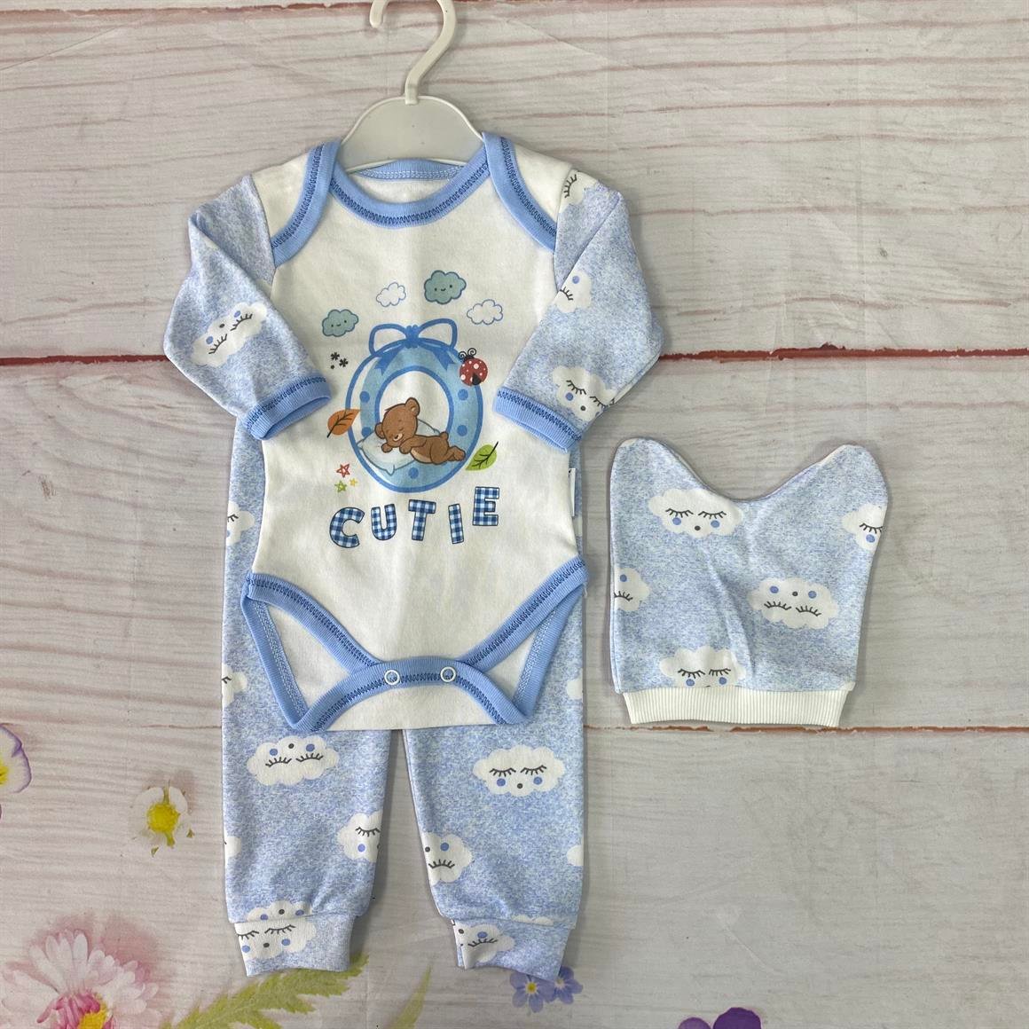 Minik Ayıcık 3'lü Body Seti
