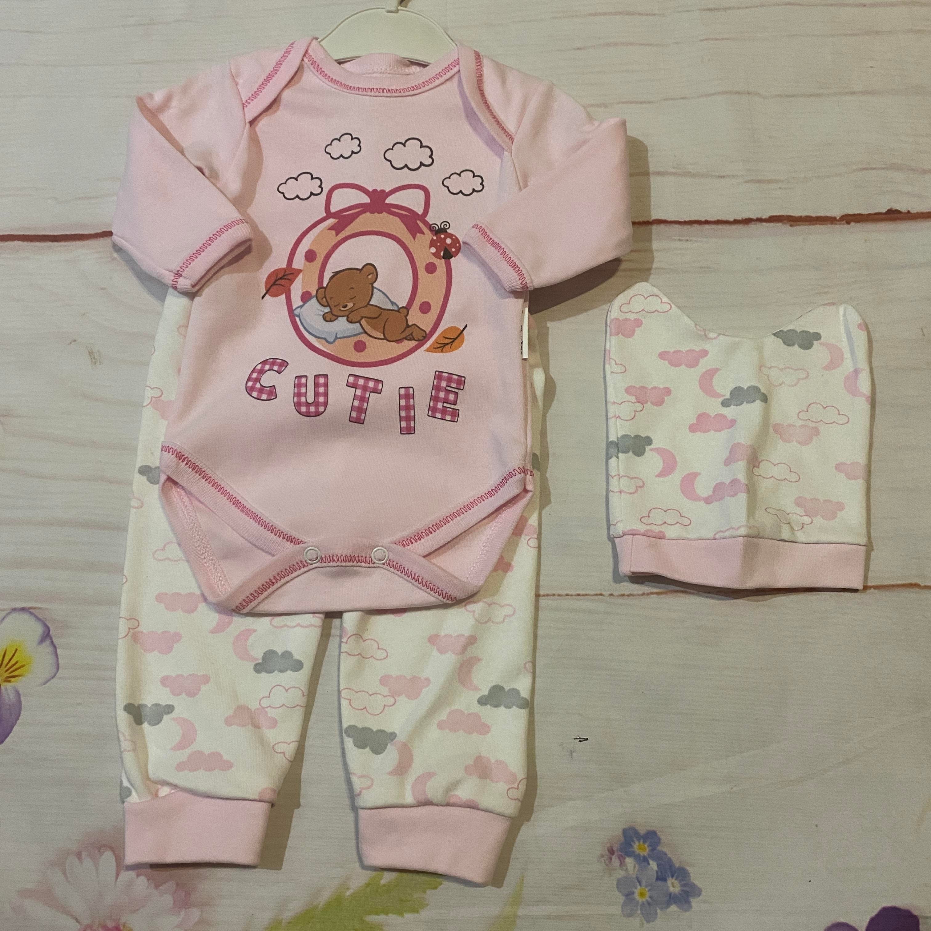 Minik Ayıcık 3'lü Body Seti