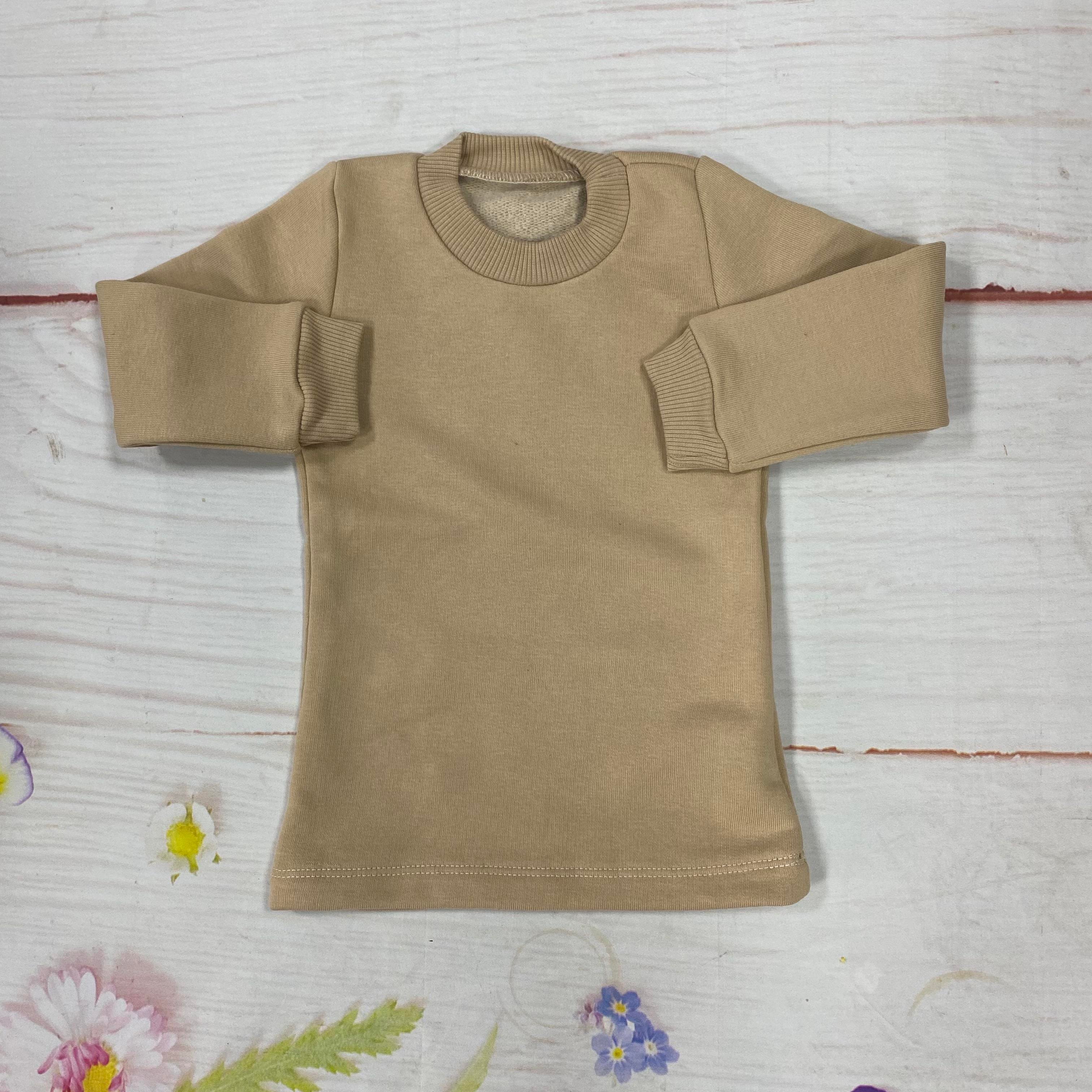 Üç İplik Şardonlu Bebek Çocuk Sweatshirt