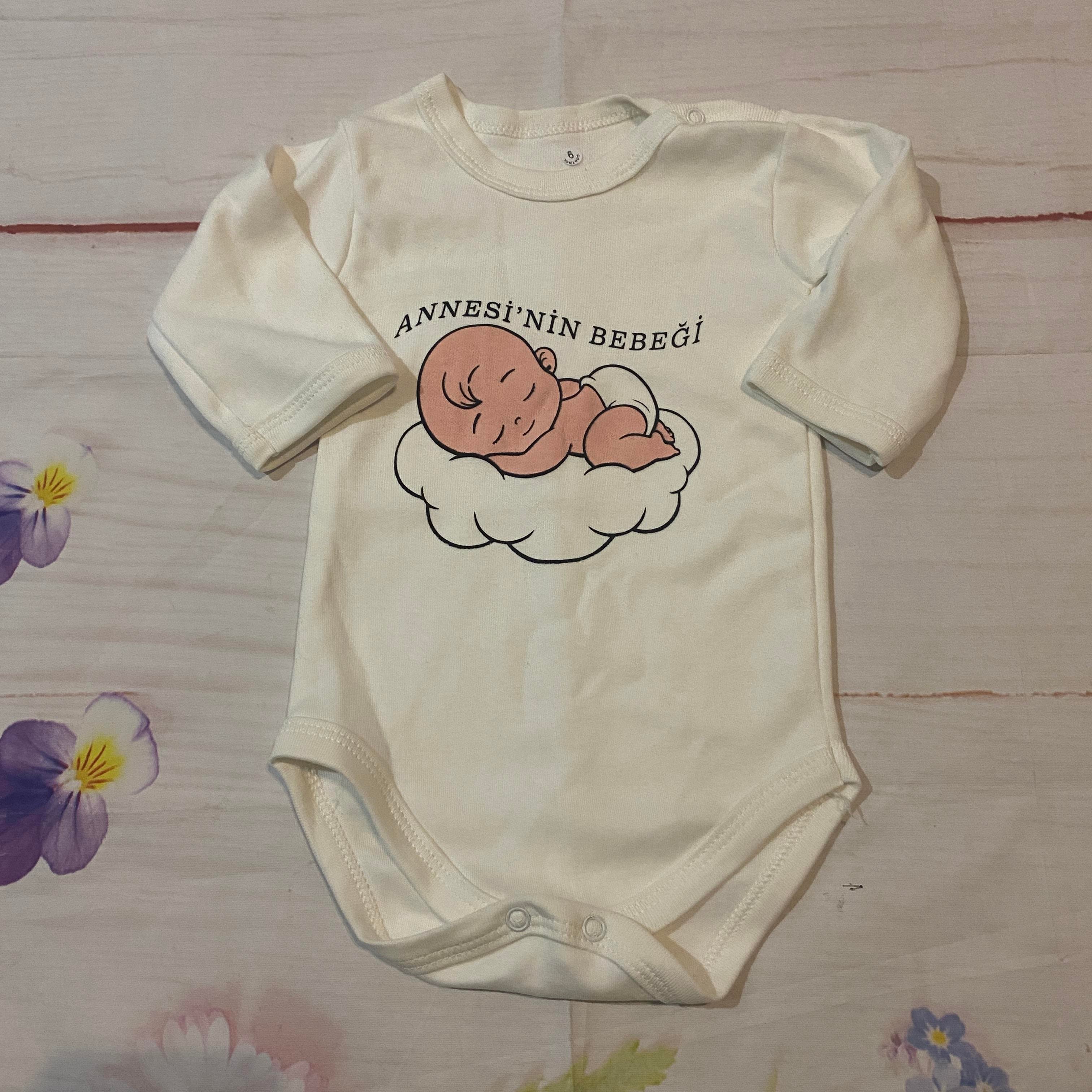 Uzun Kollu Çıtçıtlı Bebek Body