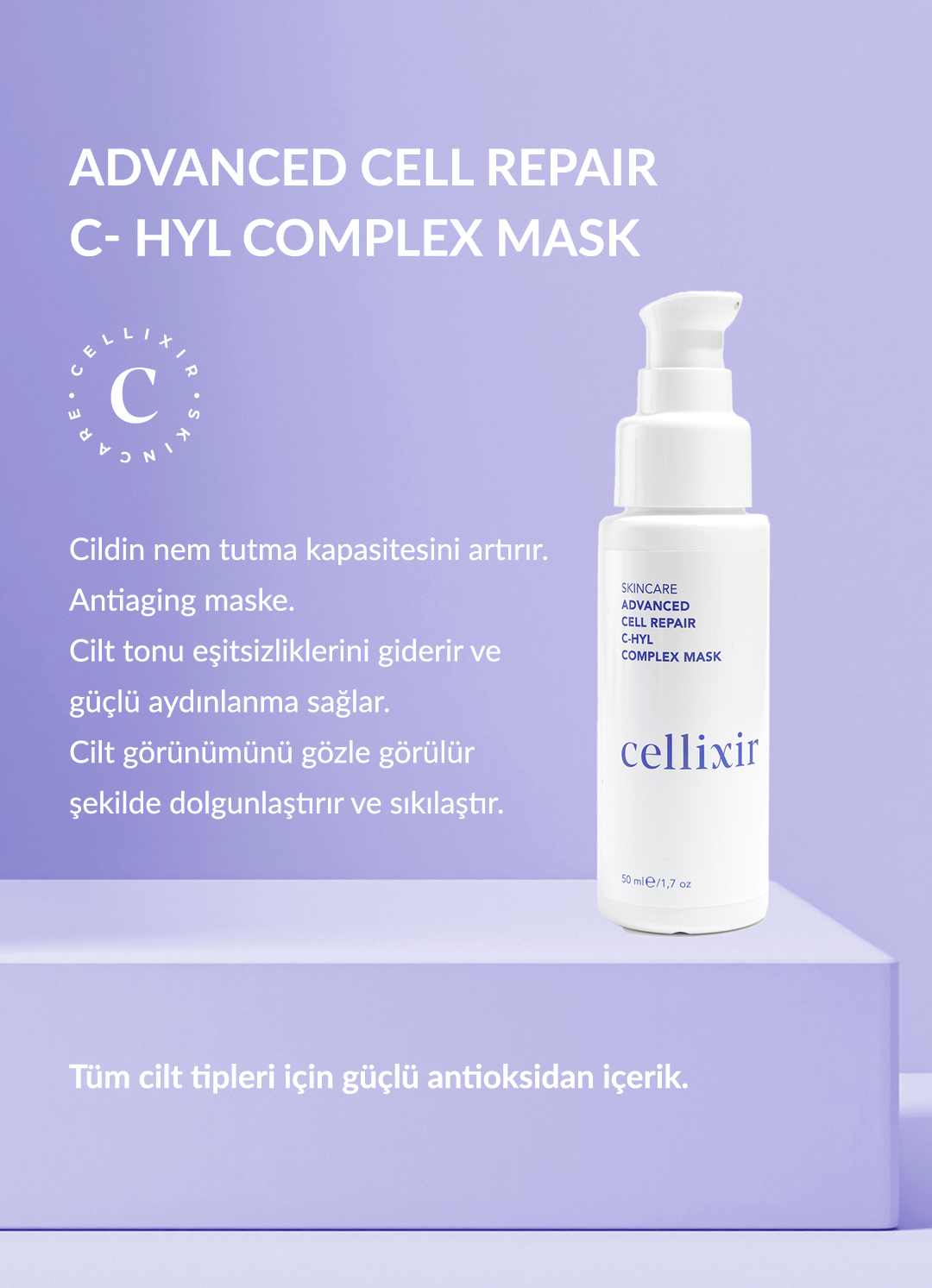 Cellixir 3'lü Anti Aging Maske Set
