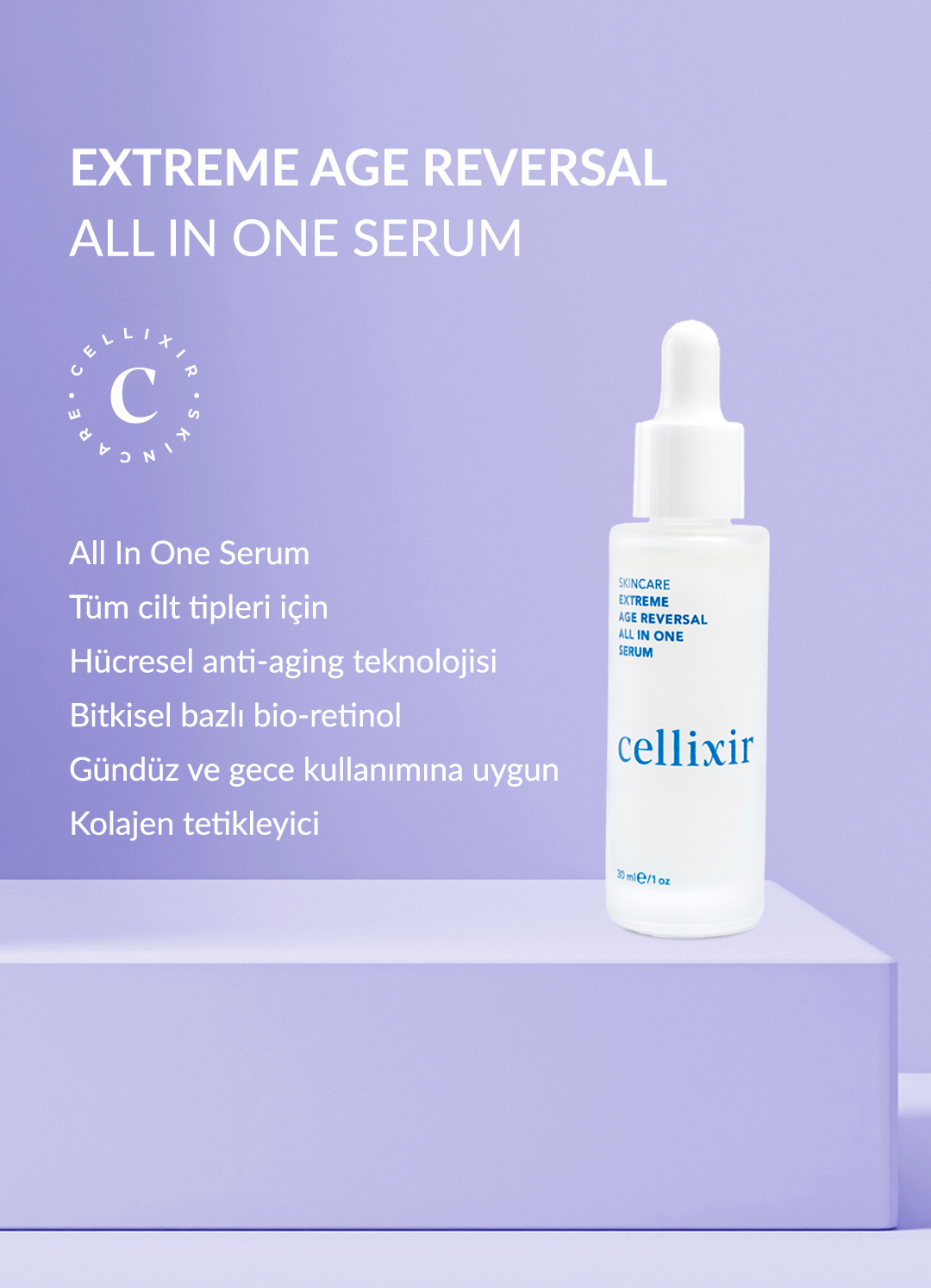Cellixir 6'lı Anti Aging Serum Set