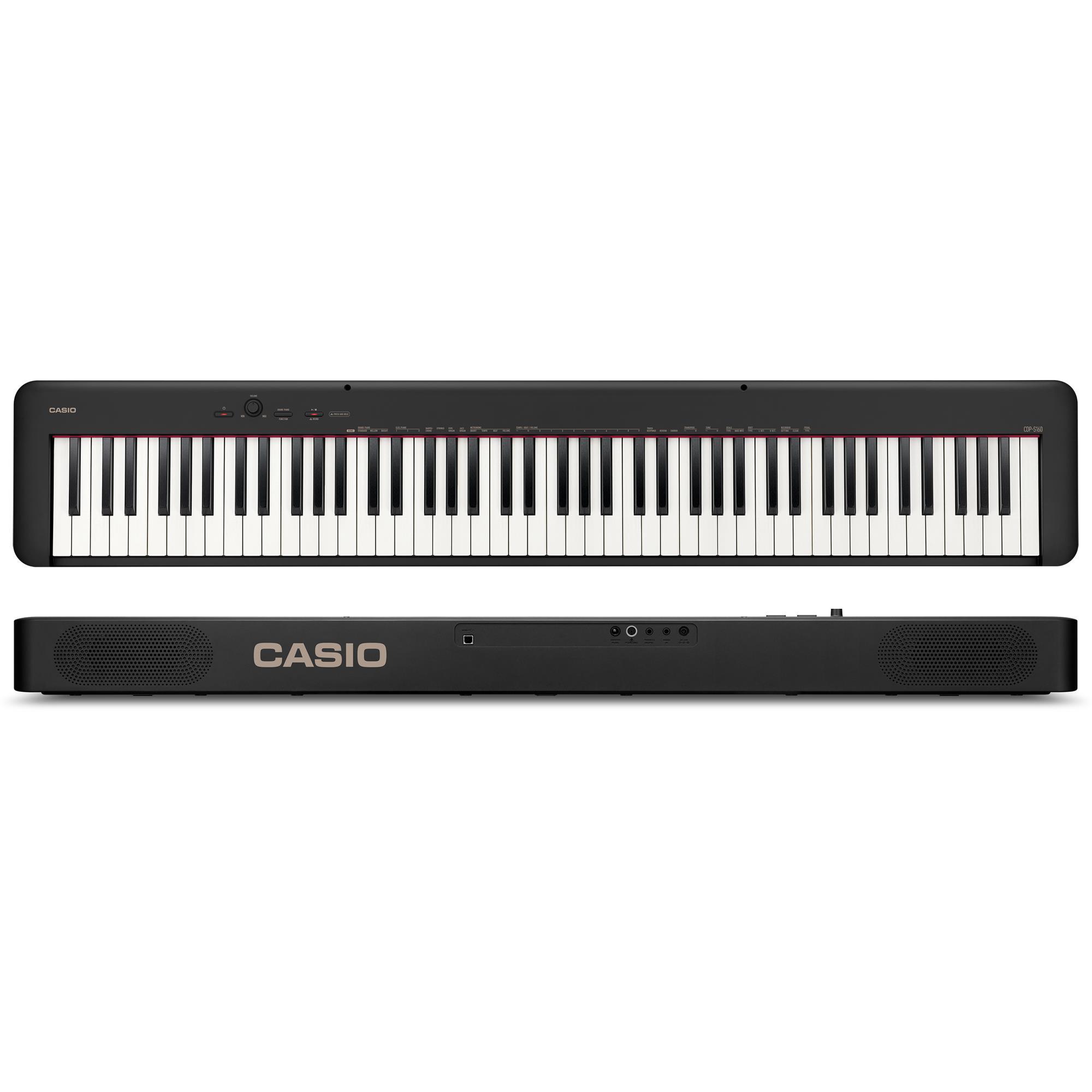 CASIO CDP-S160BK 88 Tuşlu Dijital Piyano + CS46 Sehpa