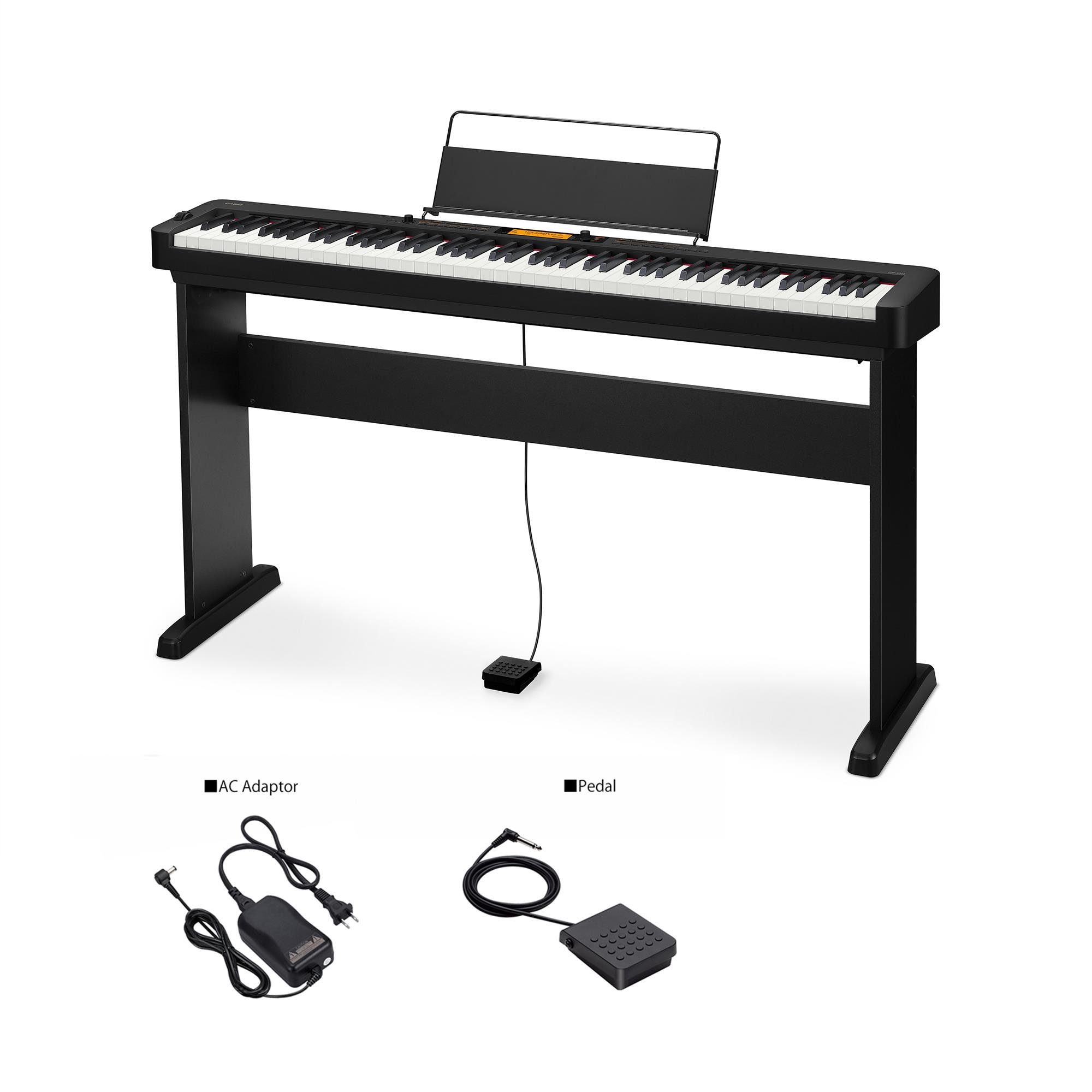 CASIO CDP-S360BK 88 Tuşlu Dijital Piyano + CS46 Sehpa