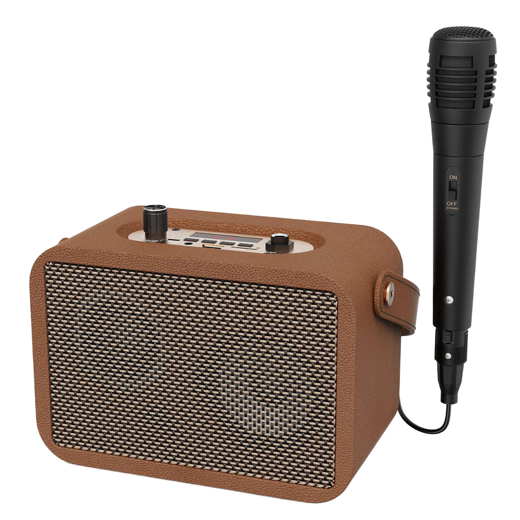 Jwin BK-502 Mikrofonlu Hoparlör - Kahverengi