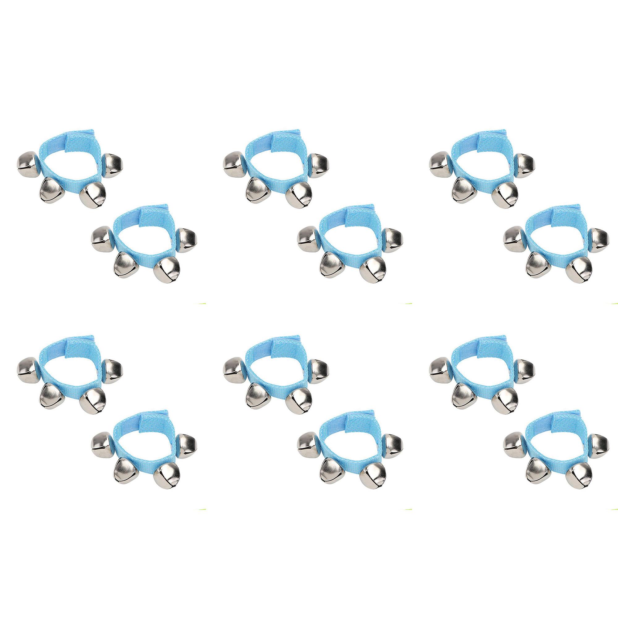 Jwin BZ-402S 6'lı Bilek Zili Orff - Ritim Aleti Seti - Mavi