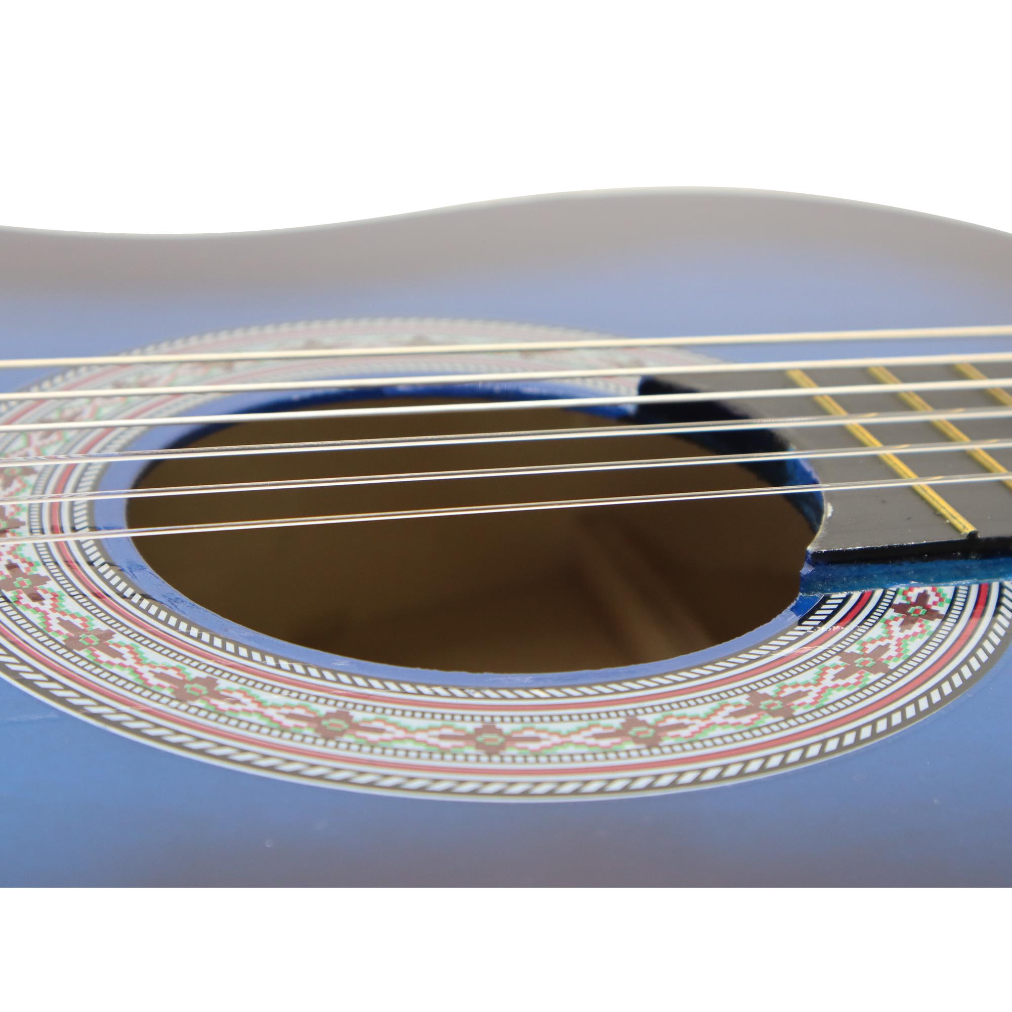 jWIN CG-3802 Klasik Gitar 100cm (Kılıf + Pena) - Mavi