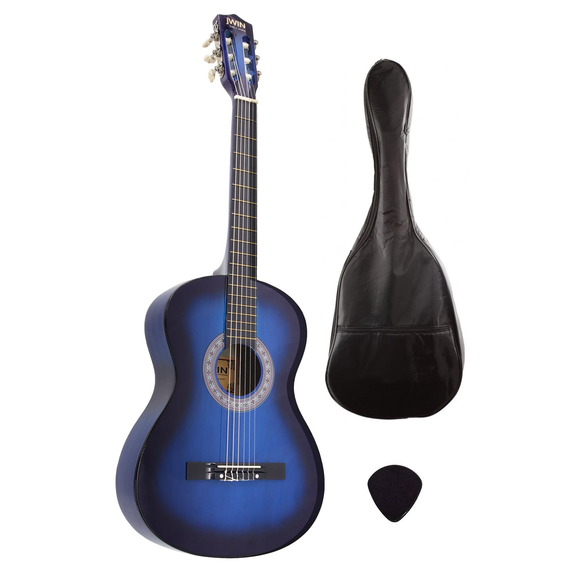 jWIN CG-3802 Klasik Gitar 100cm (Kılıf + Pena) - Mavi