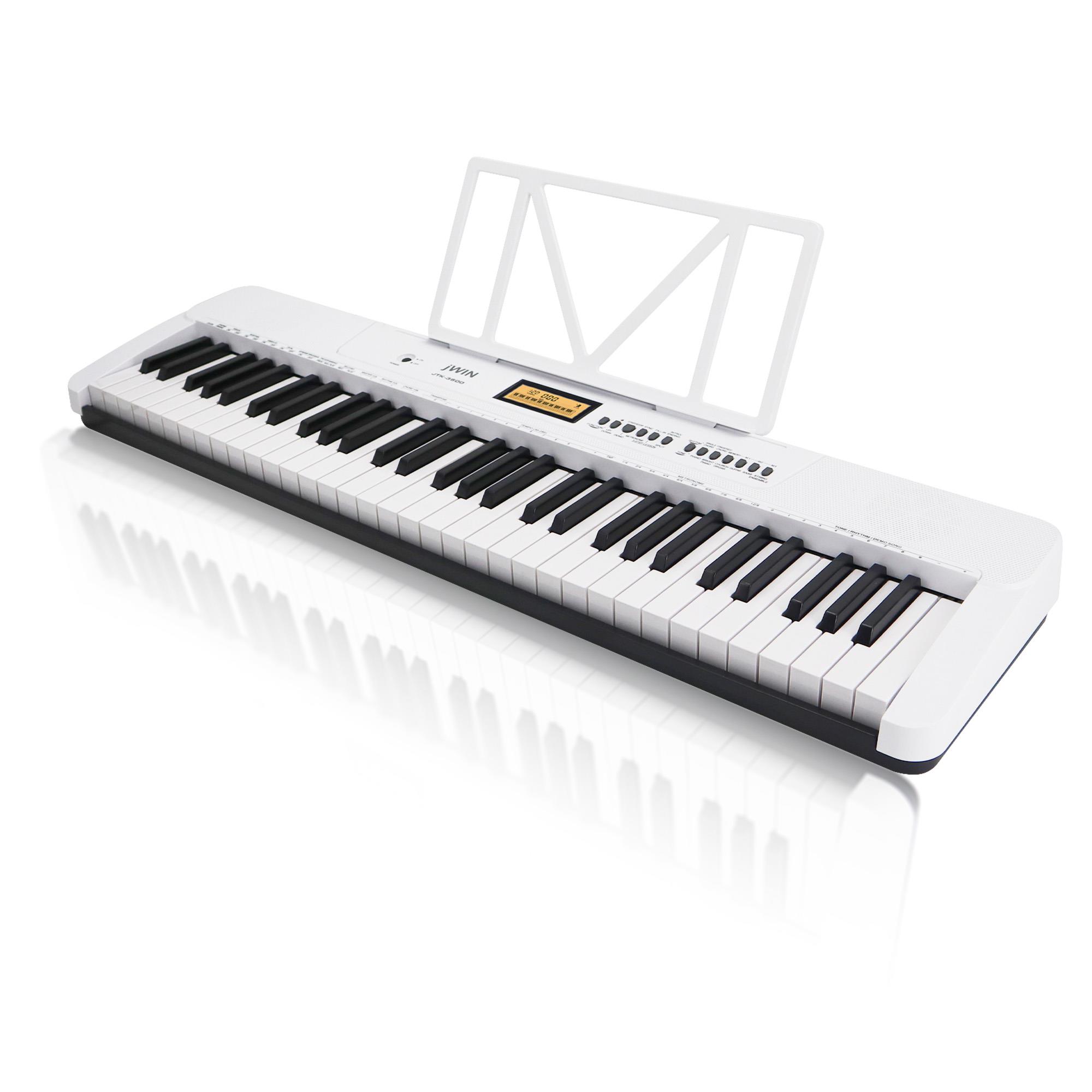 Jwin JTK-3600 61 Tuş Hassasiyetli 5 Oktav Org Seti - Beyaz