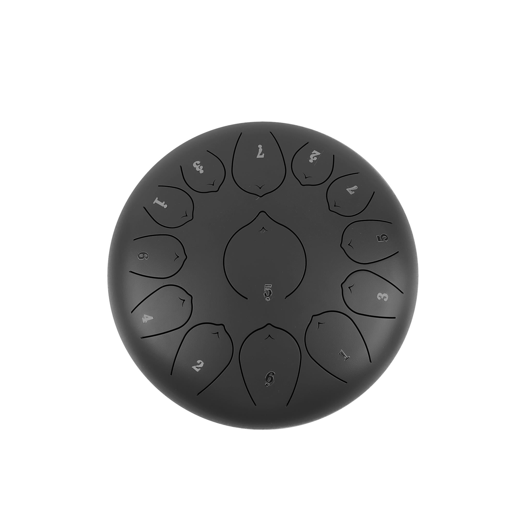 Jwin JTN-1213 12 Inç 13 Ses Ton Çelik Handpan Tongue Davulu - Siyah