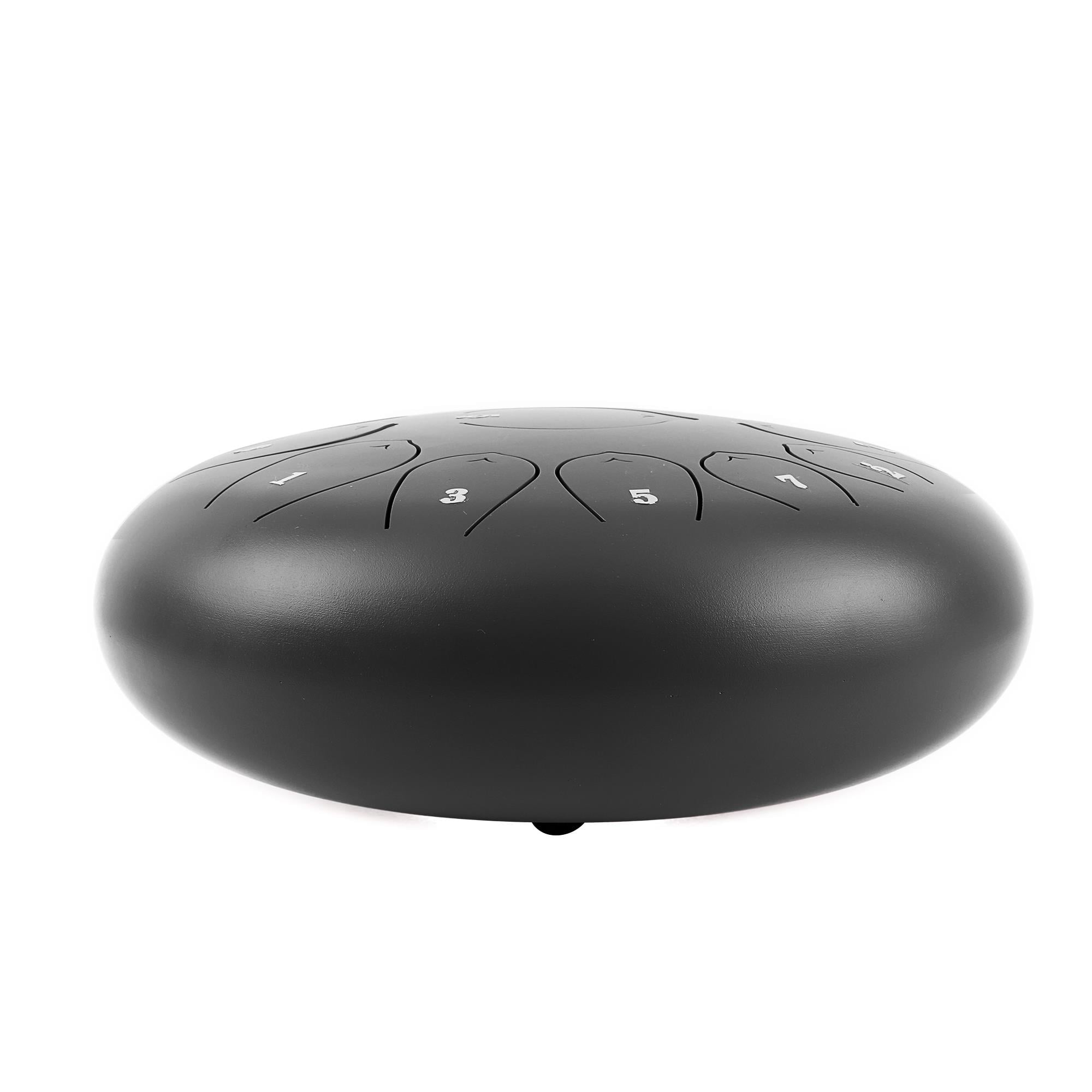 Jwin JTN-1213 12 Inç 13 Ses Ton Çelik Handpan Tongue Davulu - Siyah