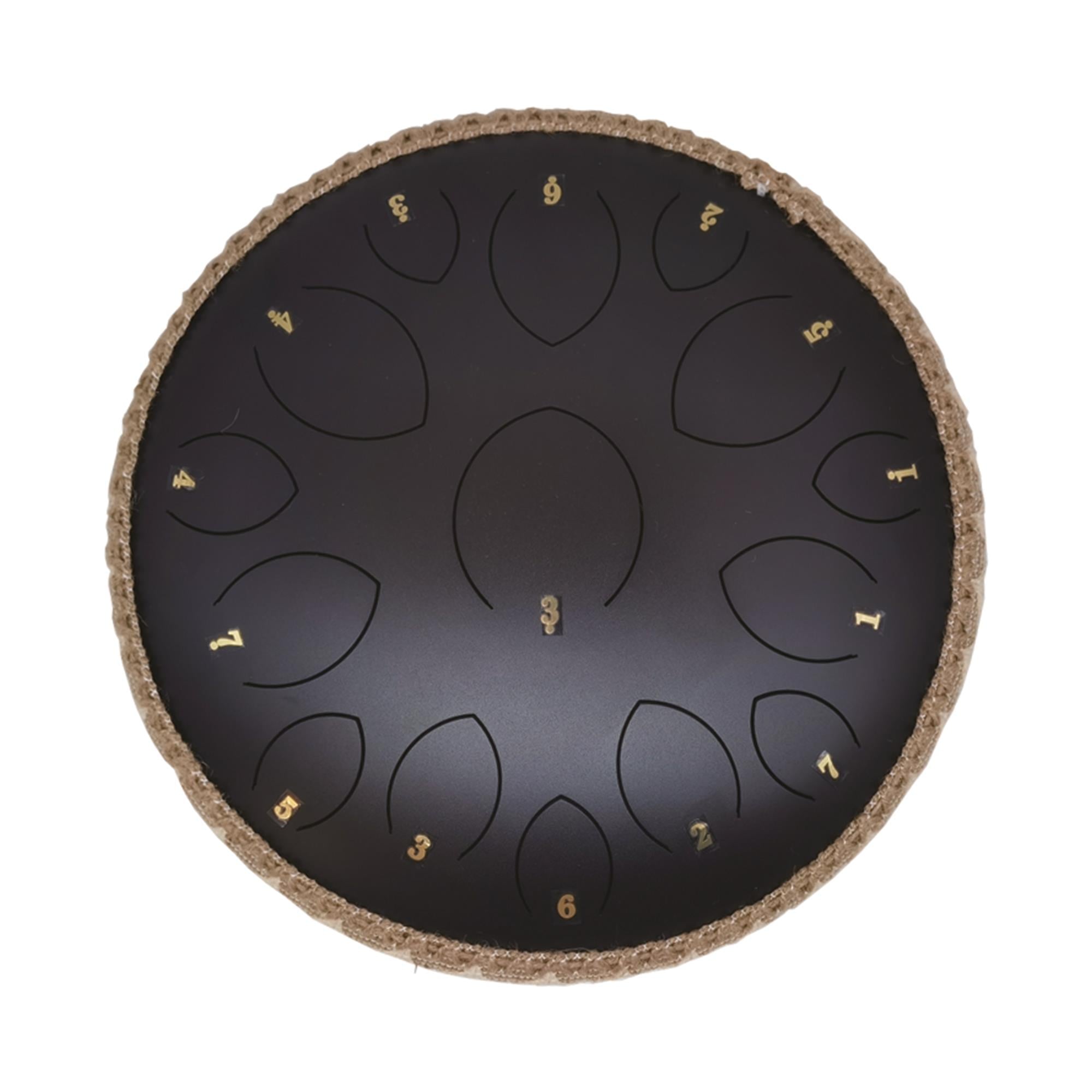 Jwin JTN-1415 14 Inç 15 Ses Ton Çelik Handpan Tongue Davulu - Siyah
